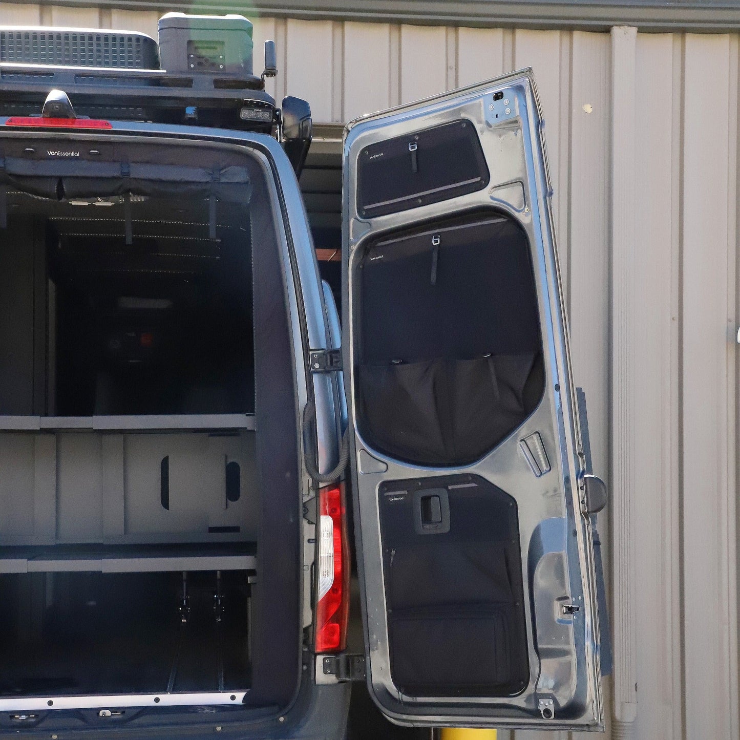 Mercedes Sprinter Middle Rear Door Storage Panels (Pair) VanEssential