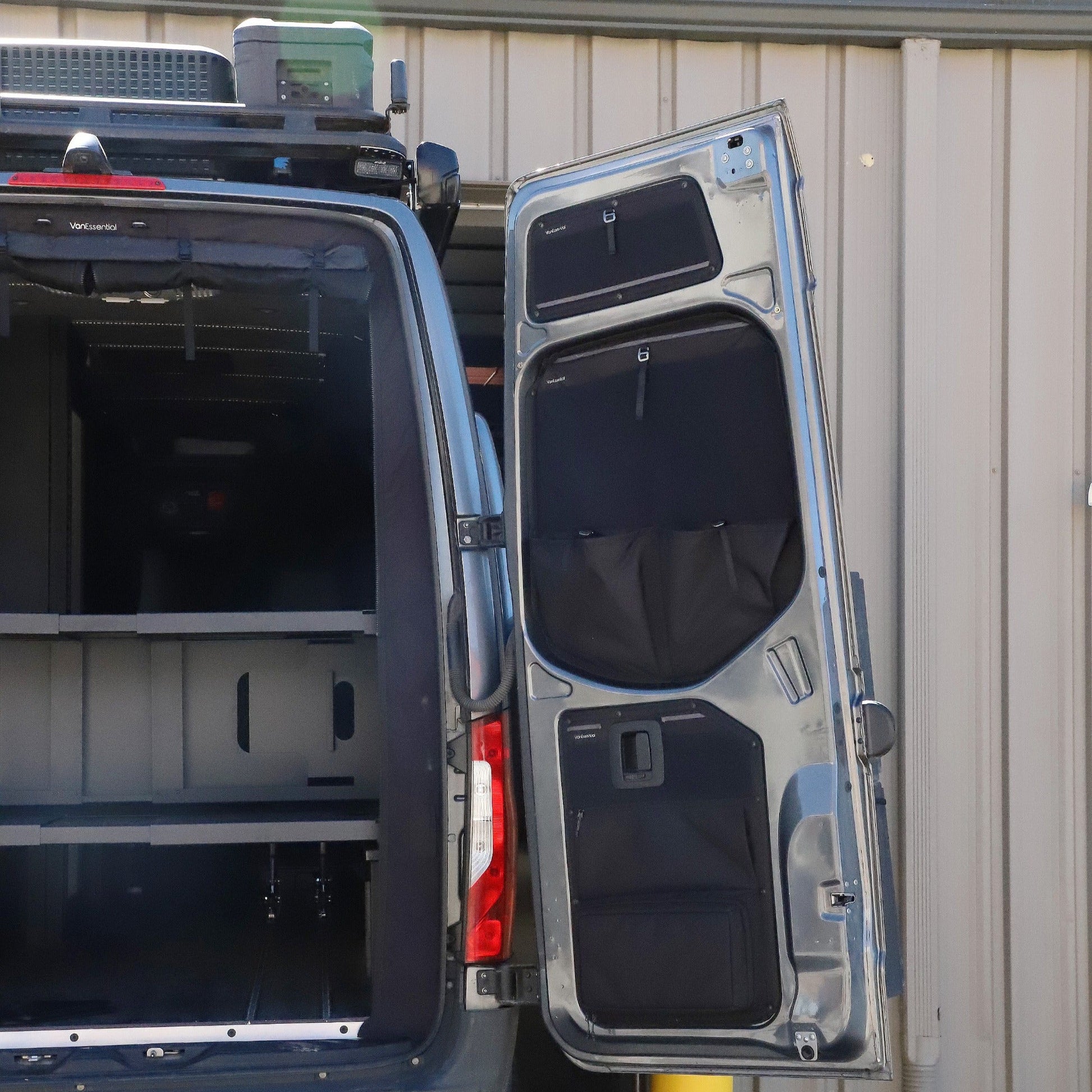 Mercedes Sprinter Middle Rear Door Storage Panels (Pair) VanEssential
