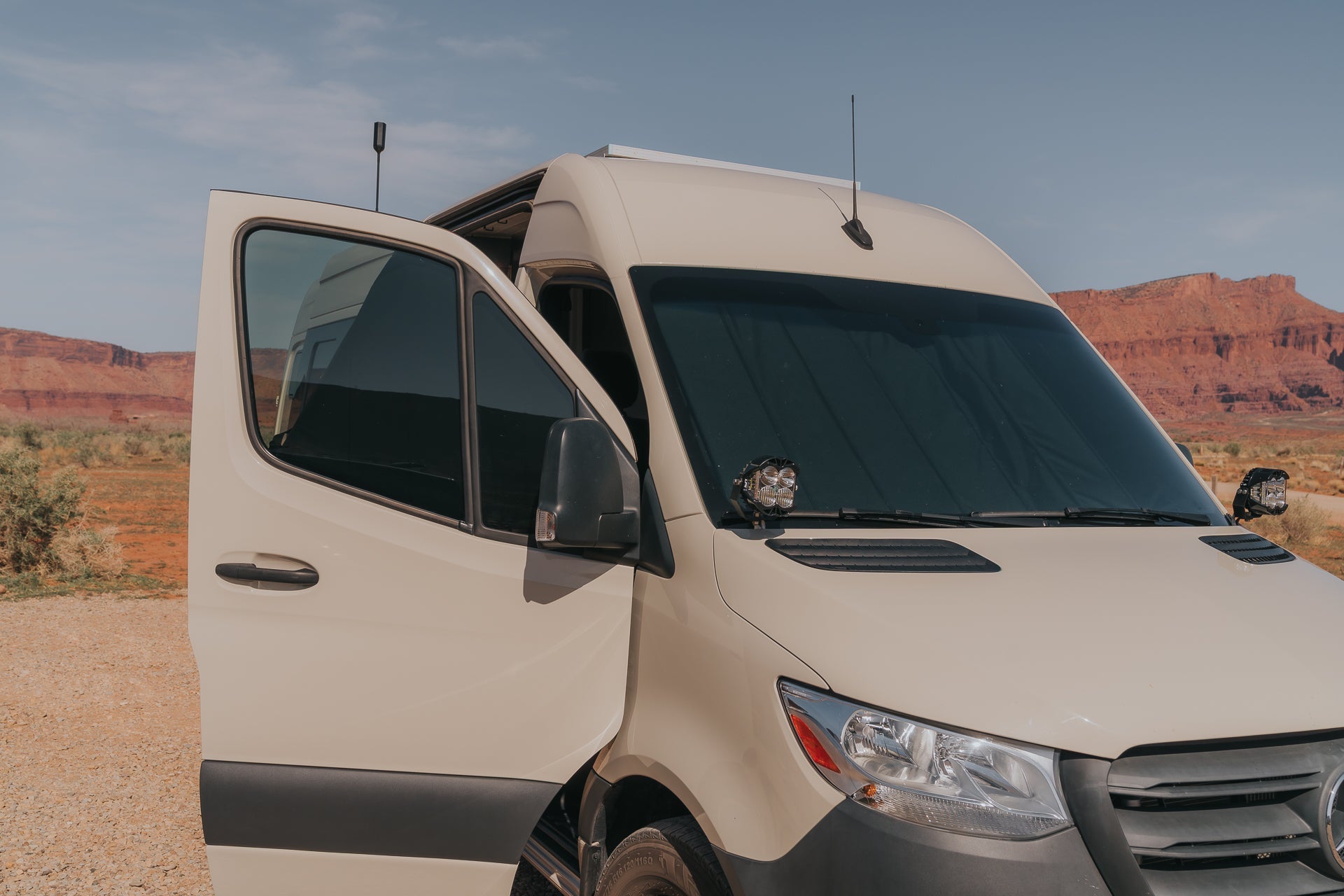 Mercedes Sprinter Stealth Front Windshield Cover VanEssential