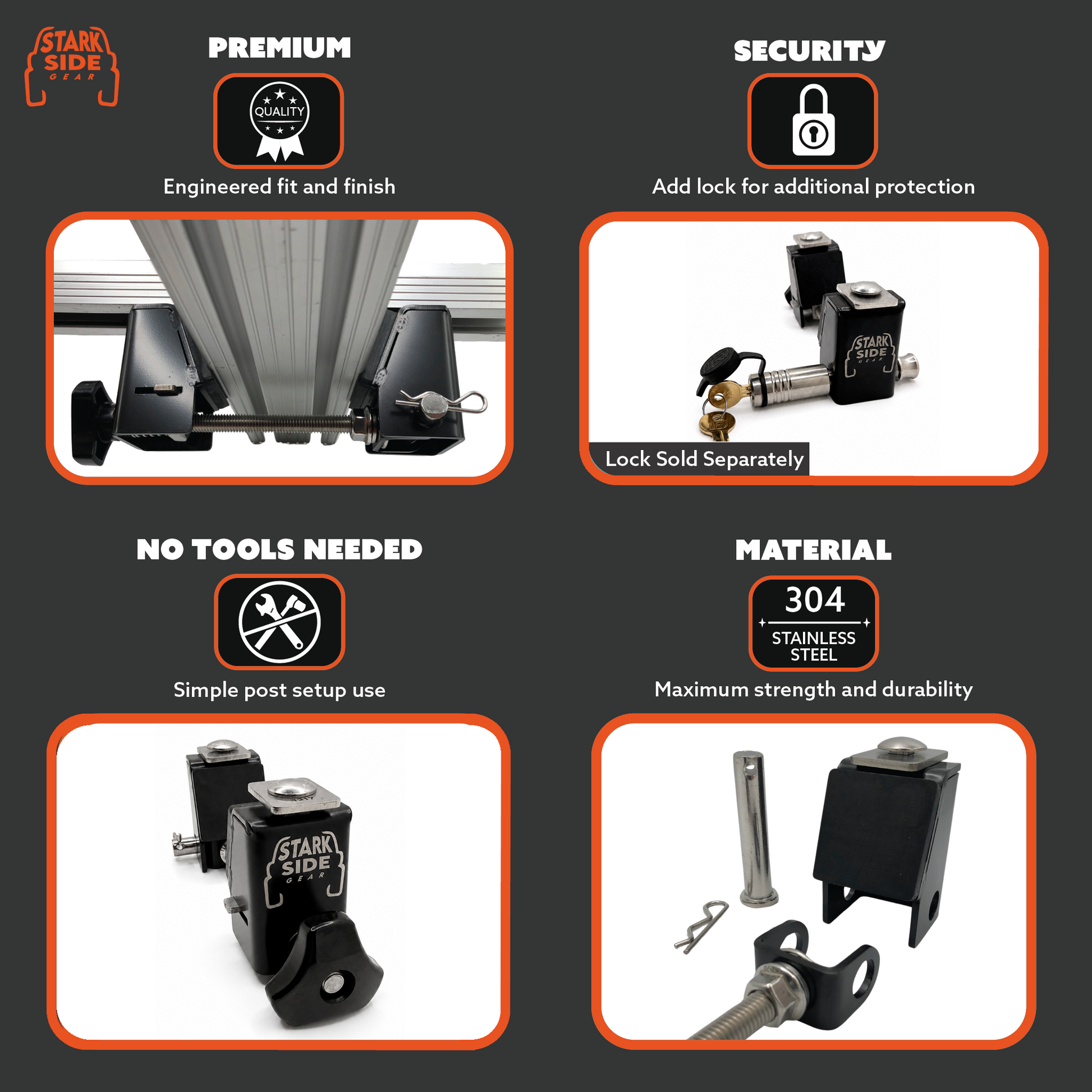 The Slipstream - Quick Release Tent Mounts Vanultra