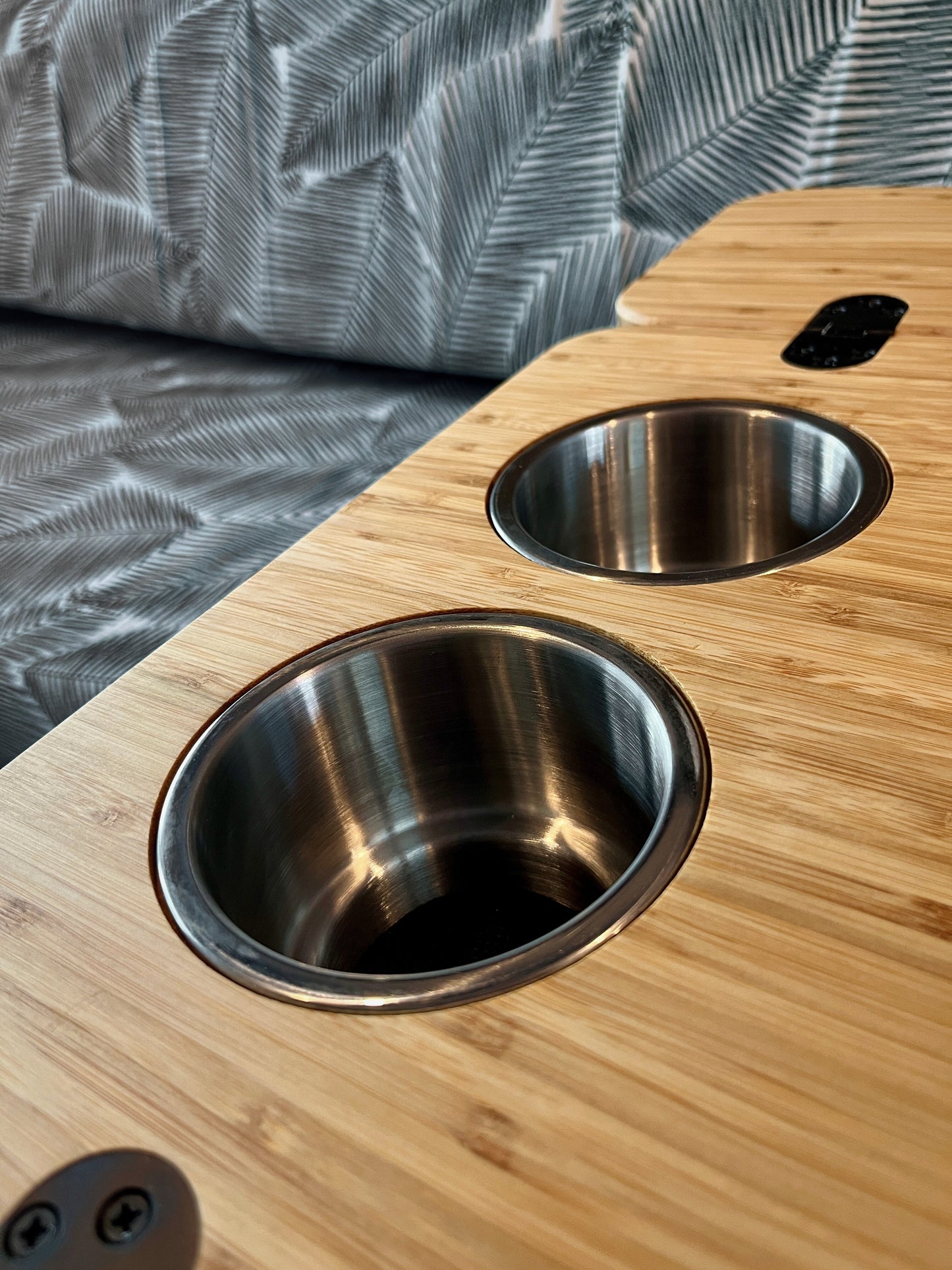 The Elite Bamboo Table 3/4" Thick For Camper Vans and RVs