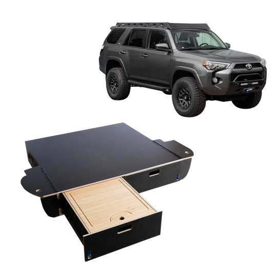 Toyota 4Runner | Dual Drawer Storage System & Bed Platform | 4th-5th Gen 2003–2024 Solid Wood Worx