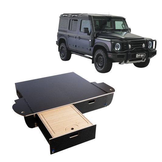 Ineos Grenadier | Dual Drawer Storage System & Bed Platform | 2023+ Solid Wood Worx