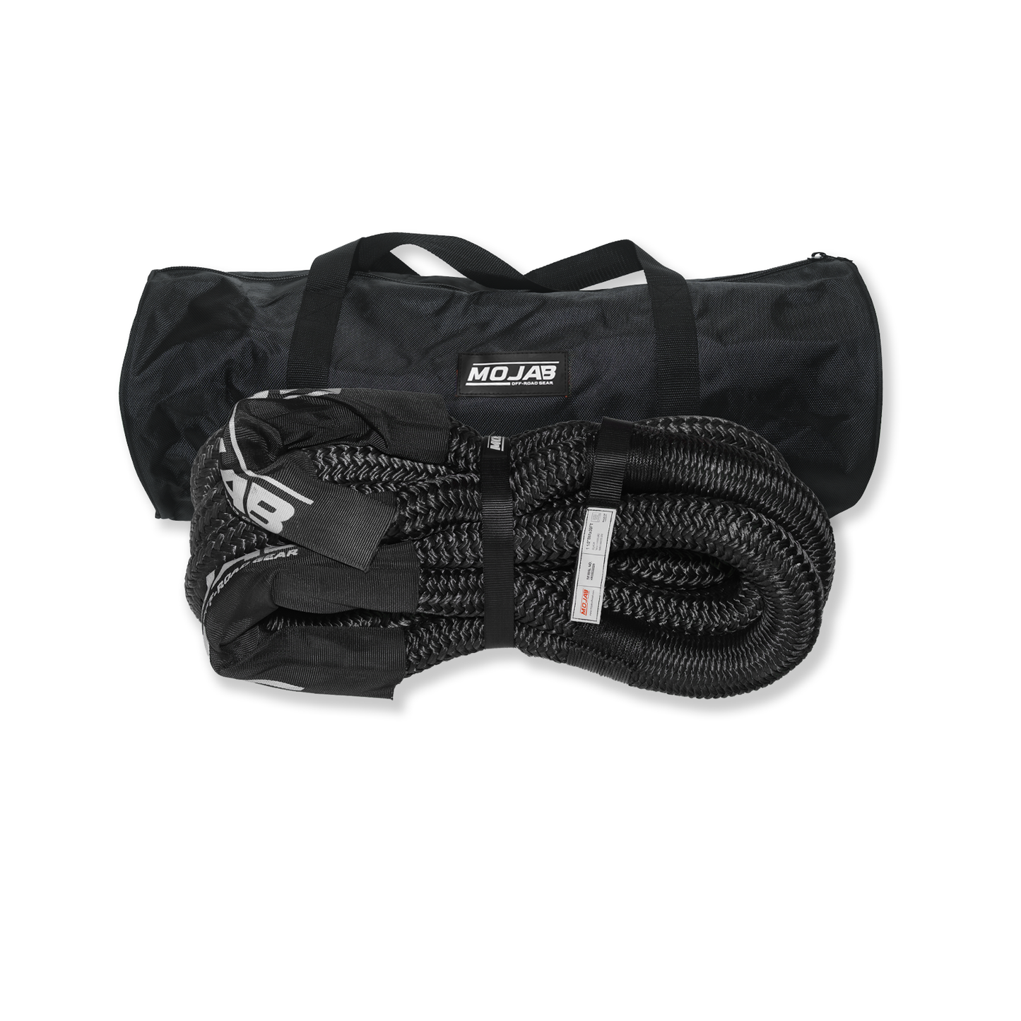 1 1/2” x 30' Kinetic rope with storage bag (Lifetime Warranty) MOJAB OFFROAD