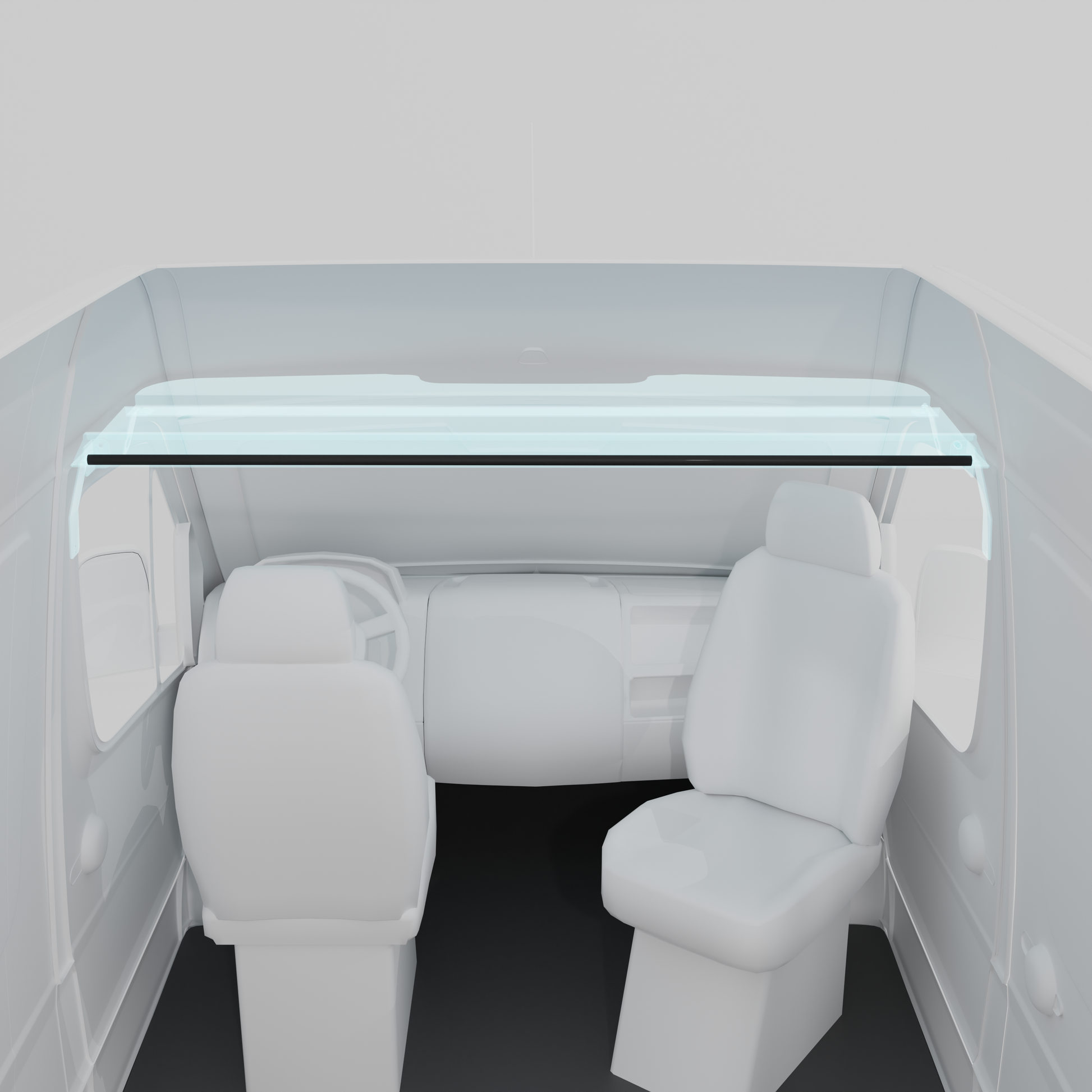 After Market Curtain Rod for Headliner Shelf Van Wife Components