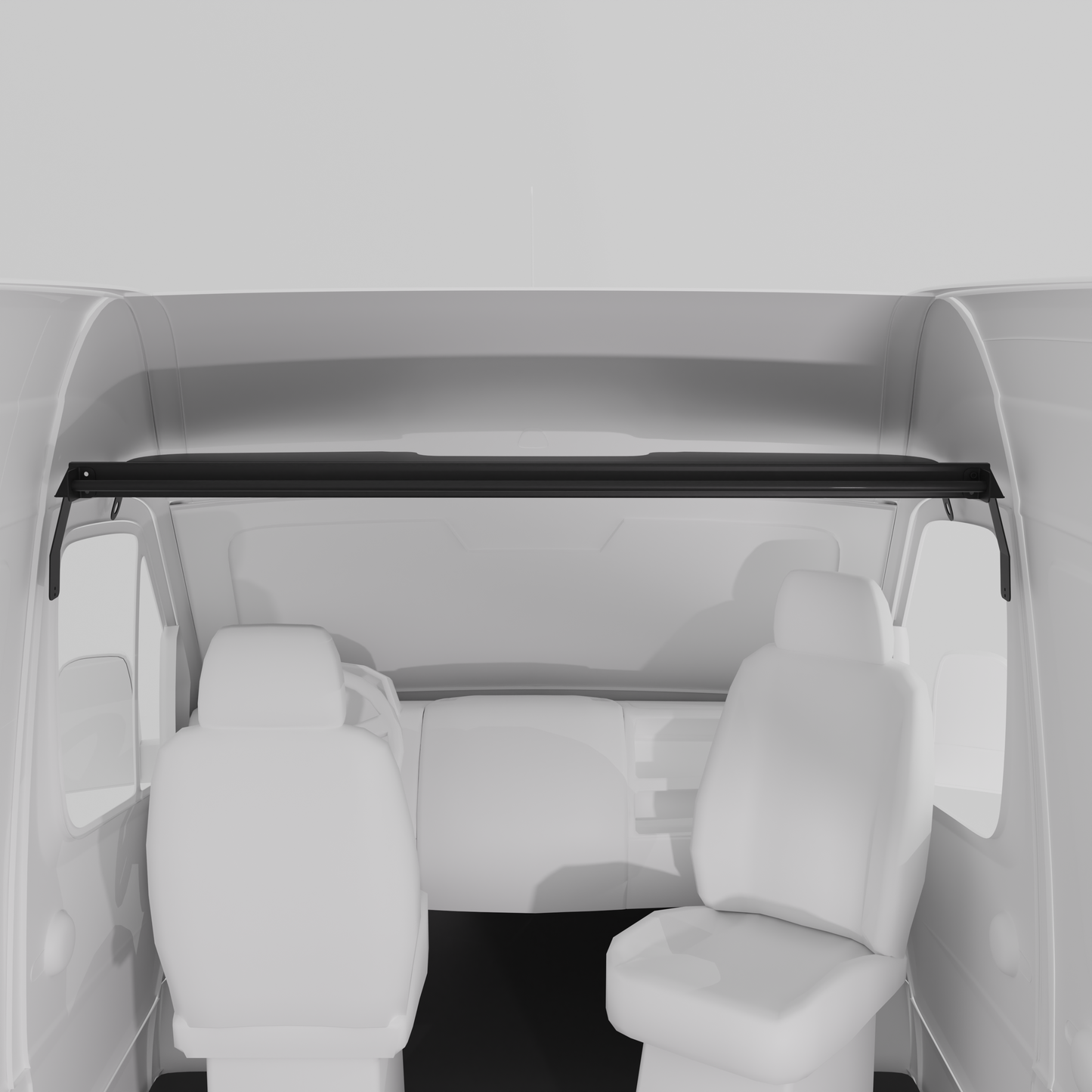 2019+ Sprinter Headliner Shelf with Curtain Rod Van Wife Components