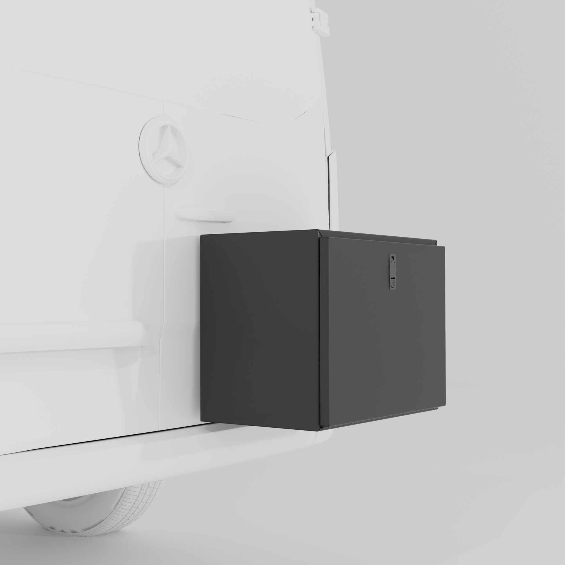 Exterior Box with Drop Down Door Van Wife Components