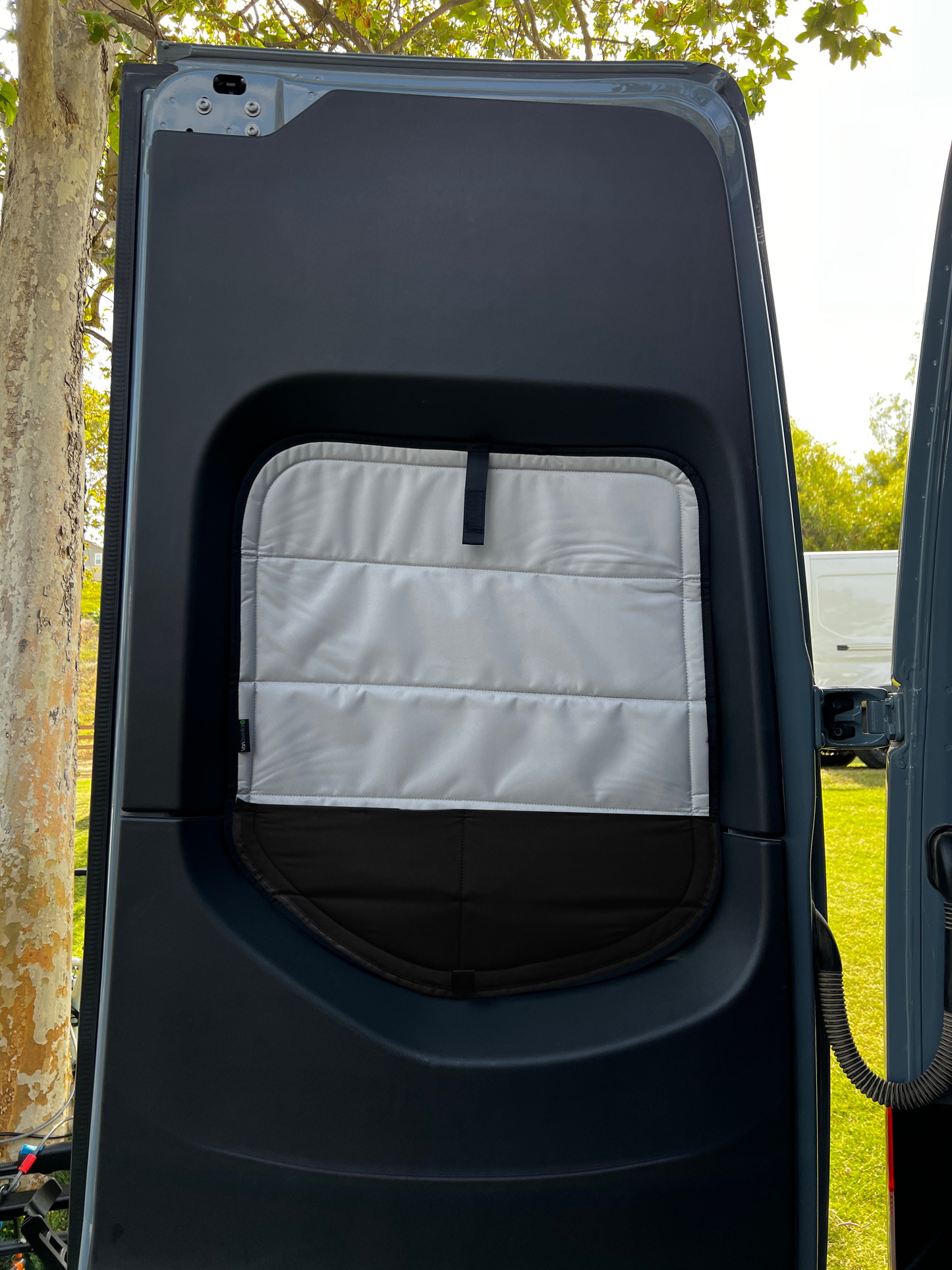 Mercedes Sprinter Stealth Rear Door Window Covers (Pair) VanEssential
