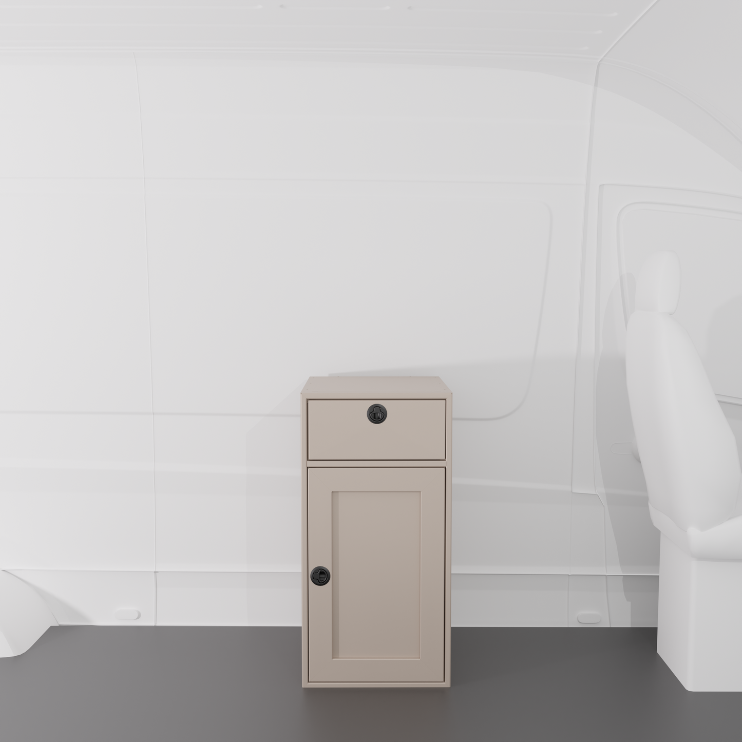 18" Base One Door and One Drawer Van Wife Components