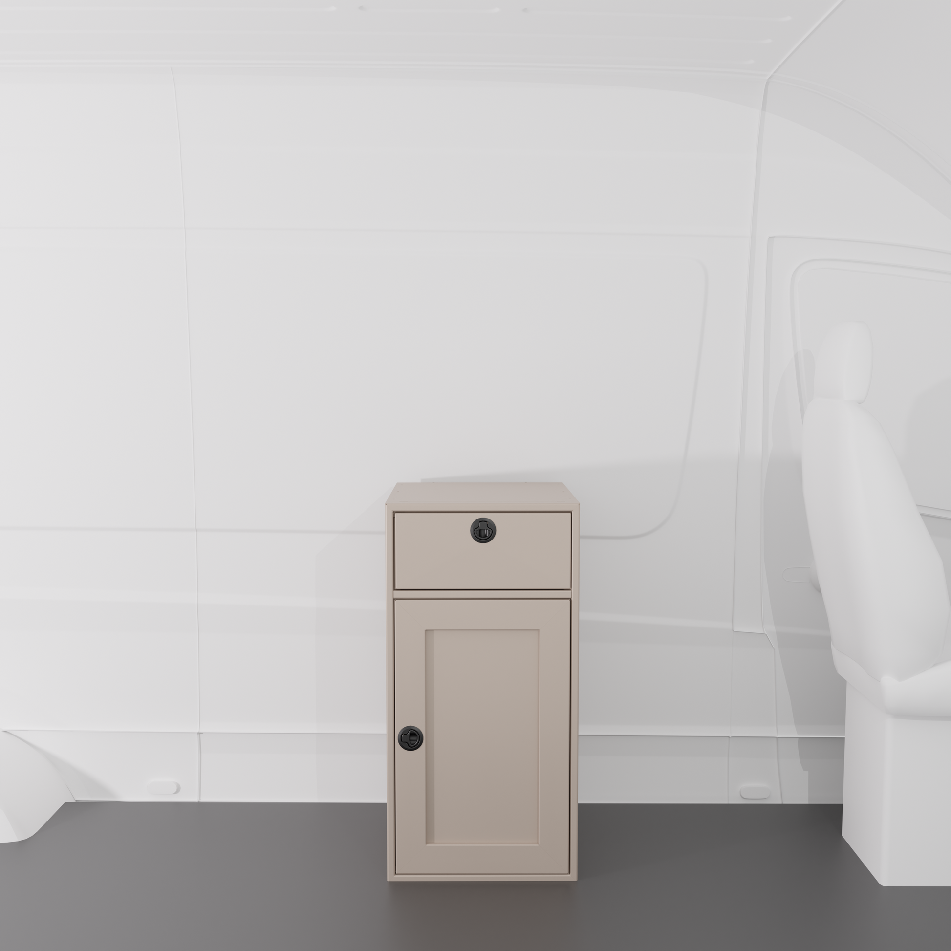 18" Base One Door and One Drawer Van Wife Components