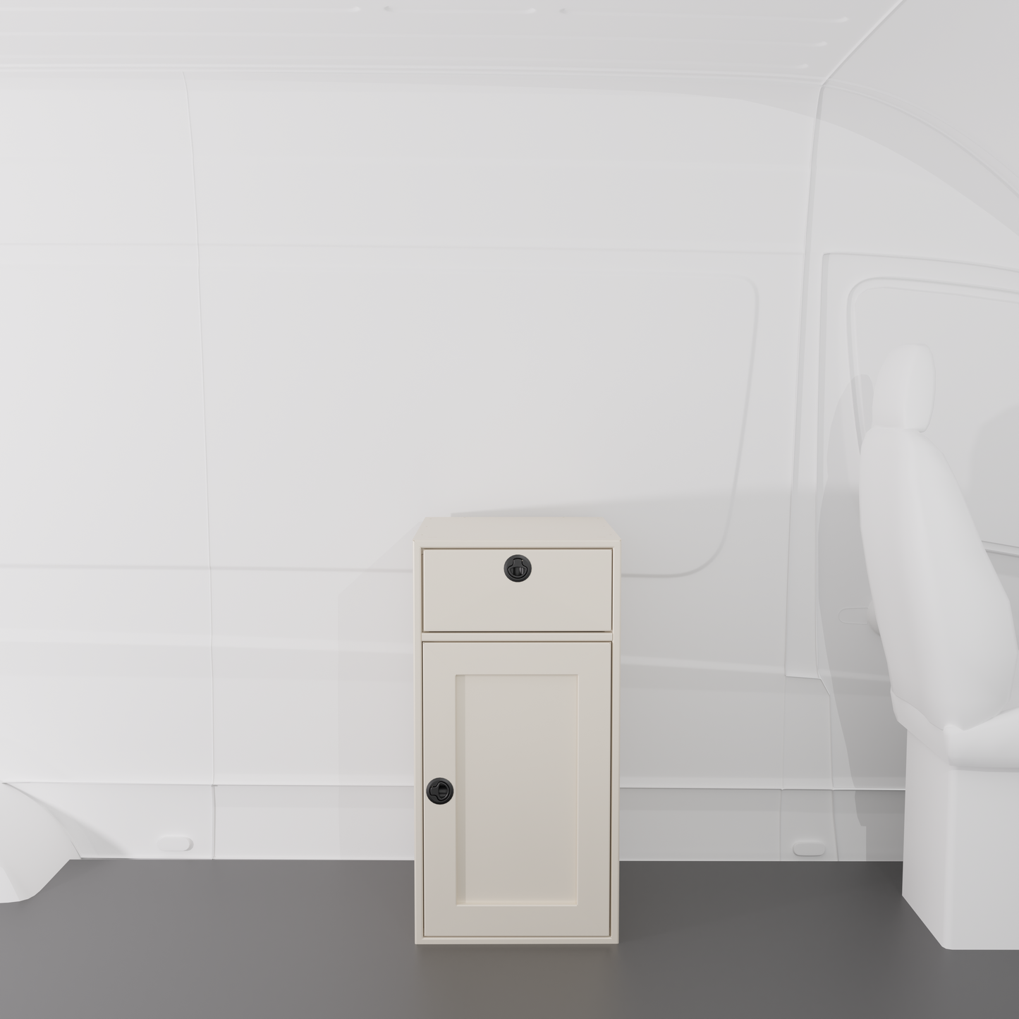 18" Base One Door and One Drawer Van Wife Components