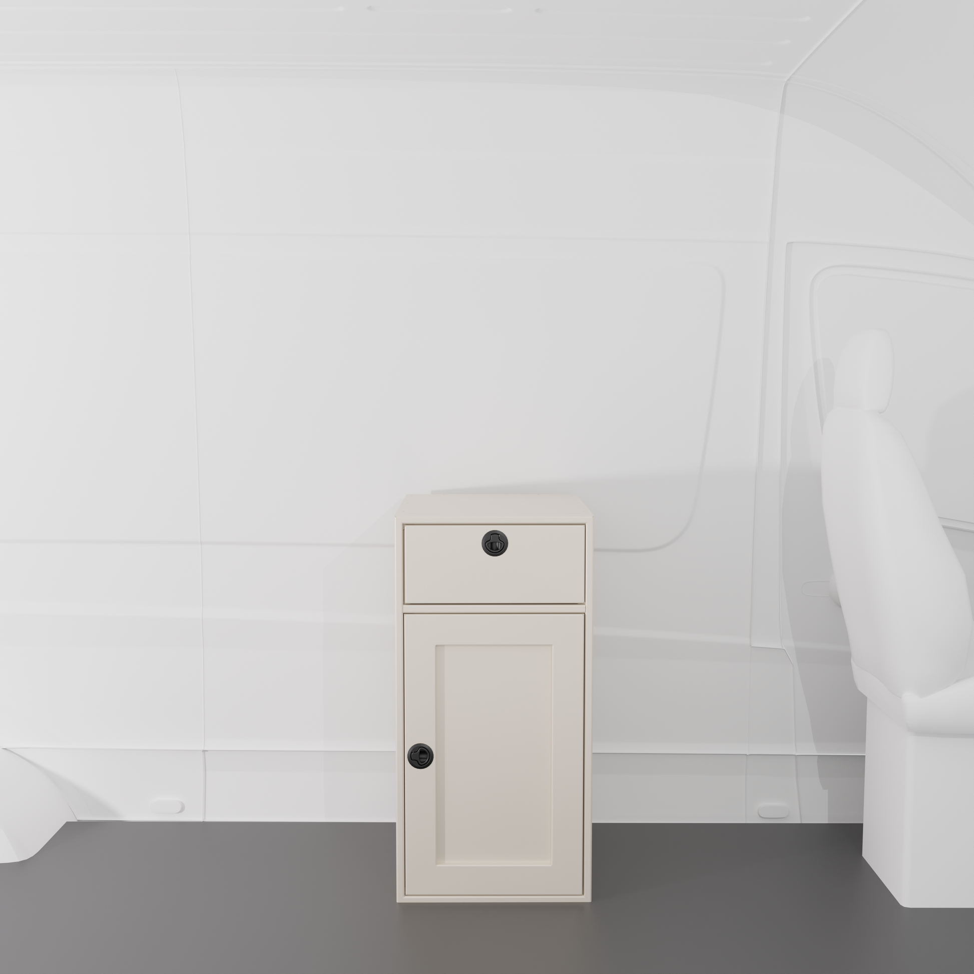 18" Base One Door and One Drawer Van Wife Components
