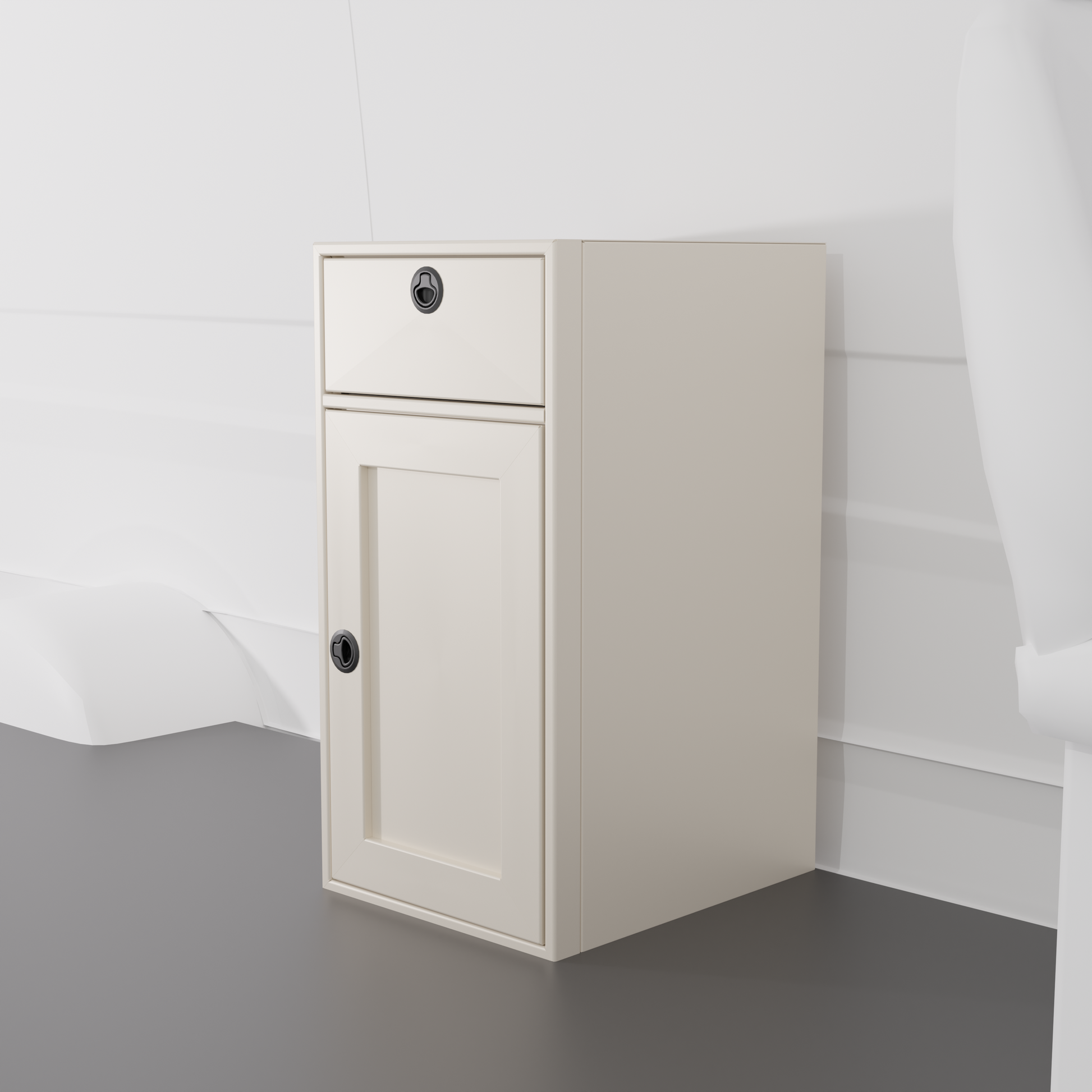 18" Base One Door and One Drawer Van Wife Components