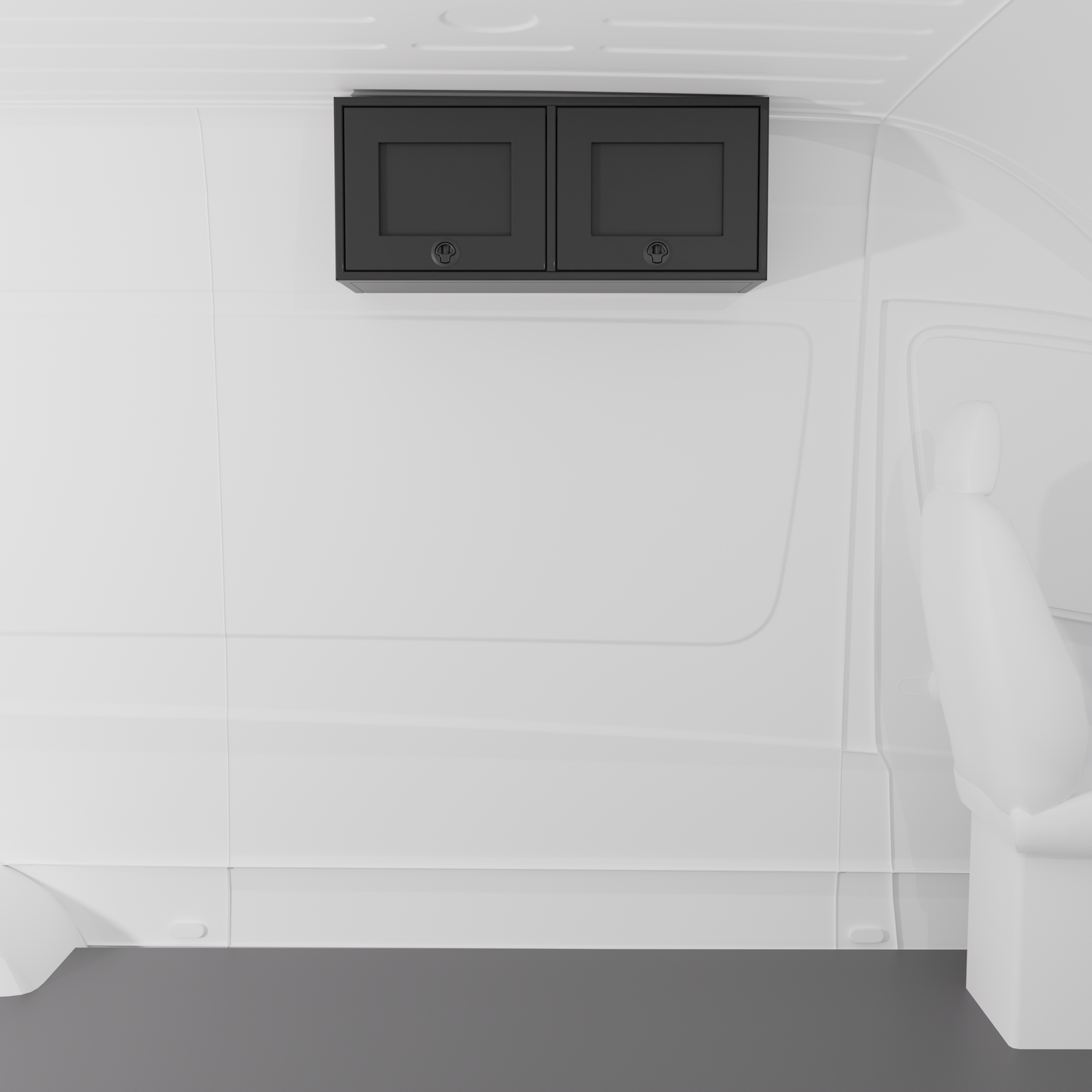 36" Upper Cabinet - Angled Van Wife Components