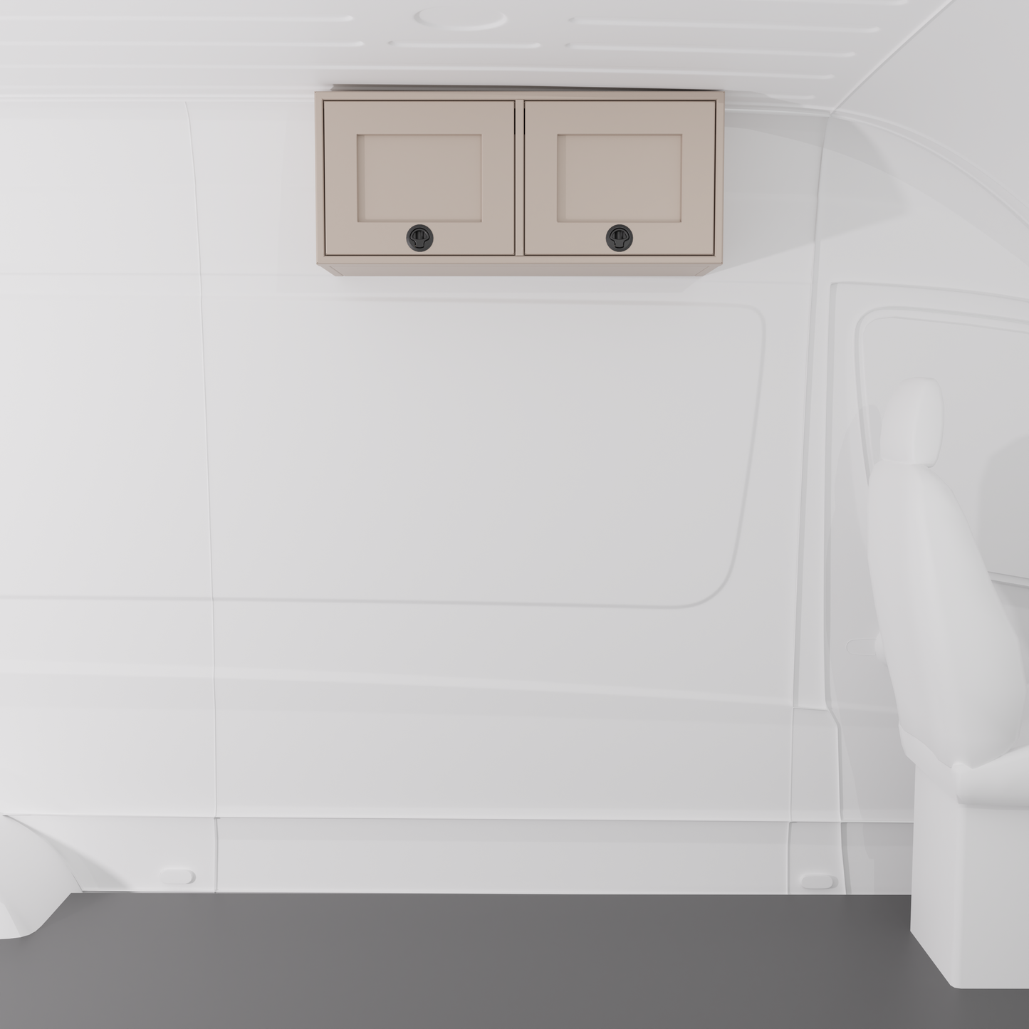 36" Upper Cabinet - Angled Van Wife Components