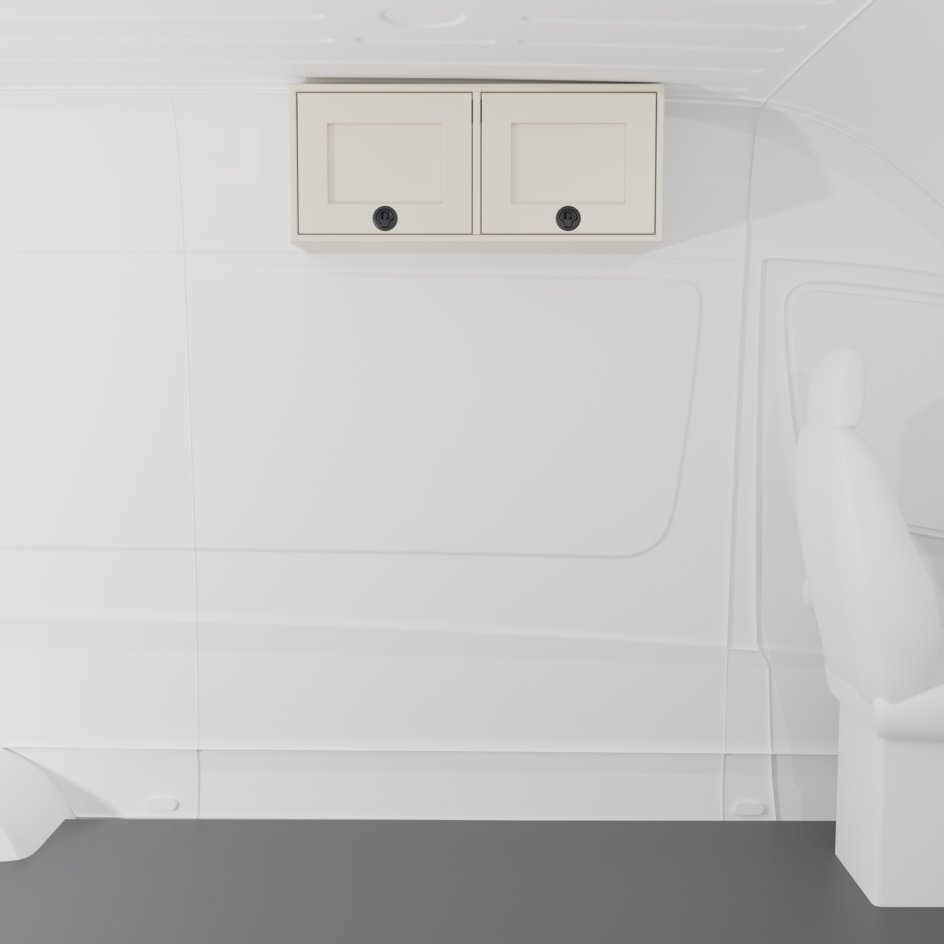36" Upper Cabinet - Angled Van Wife Components
