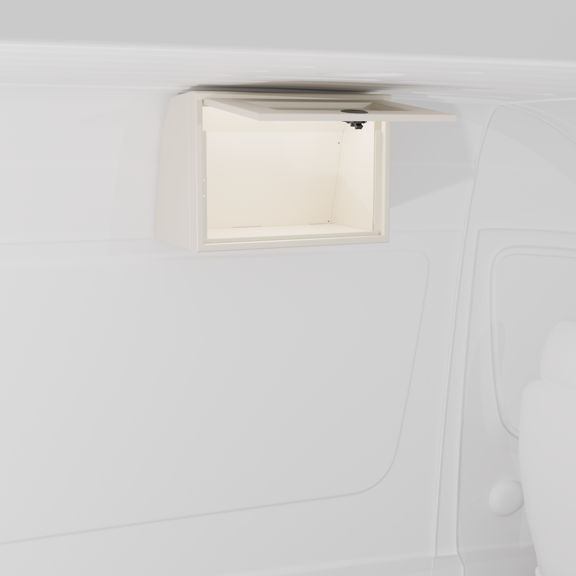 21" Upper Cabinet - Angled Van Wife Components