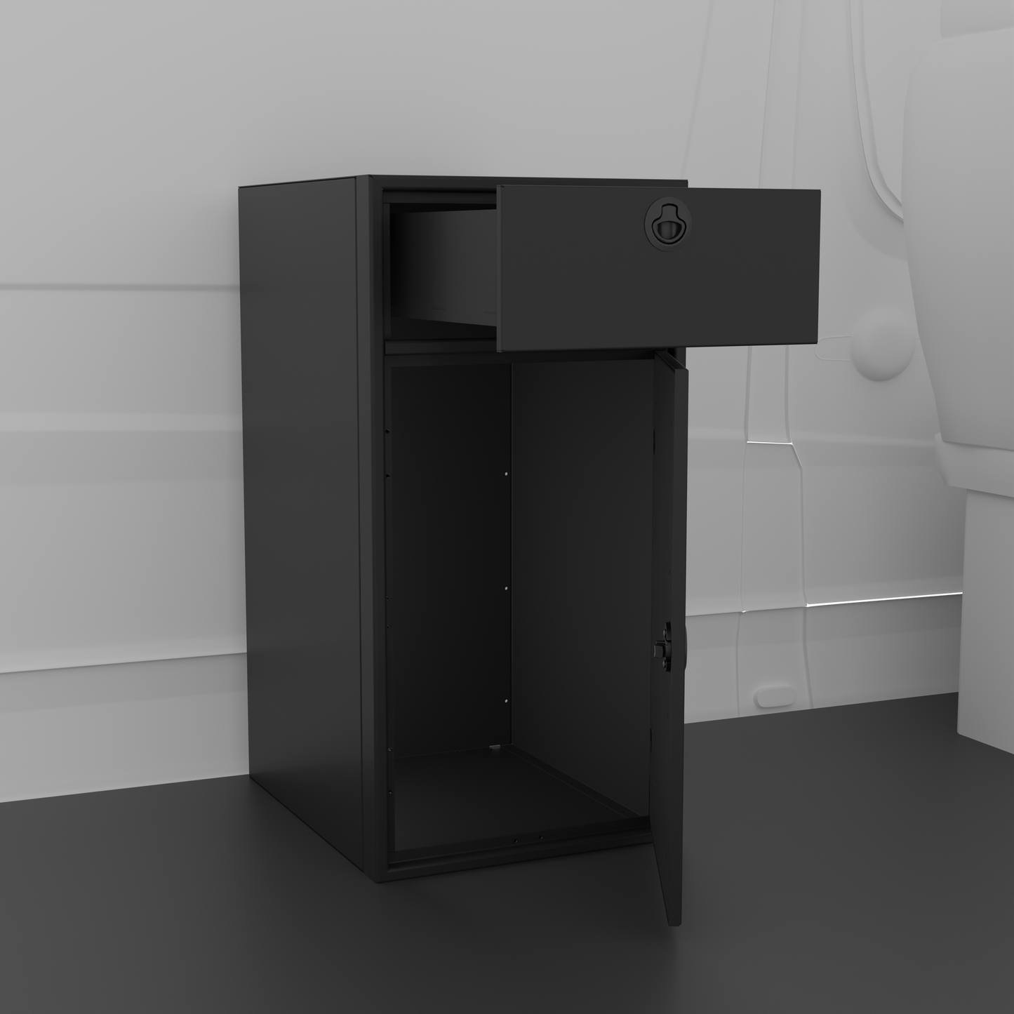 18" Base One Door and One Drawer Van Wife Components