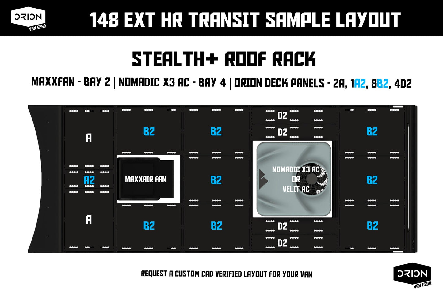 Transit Roof Deck Panels 2.0 – Flush Hardware