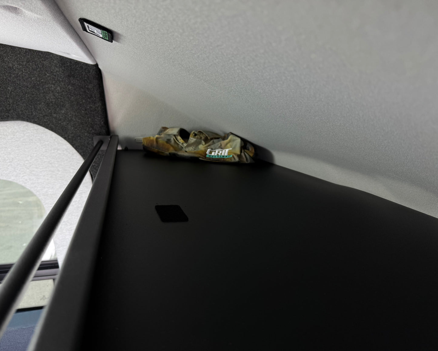 Ford Transit Headliner Shelf with Curtain Rod Van Wife Components