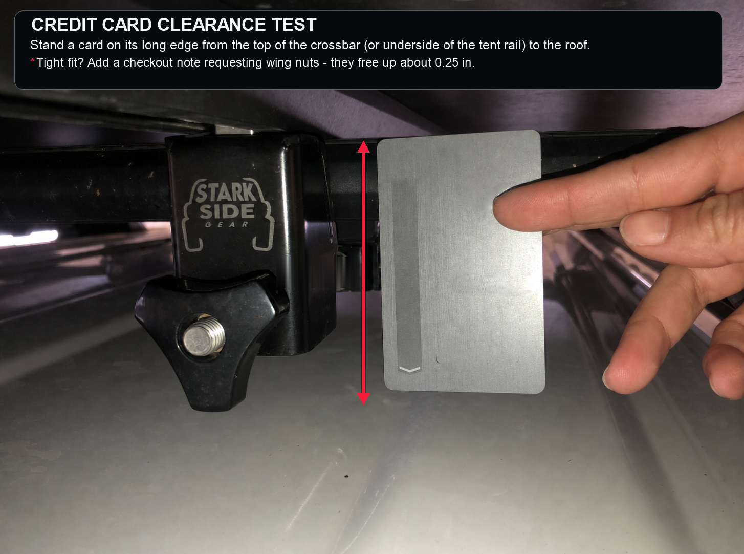 The Slipstream - Quick Release Tent Mounts Vanultra