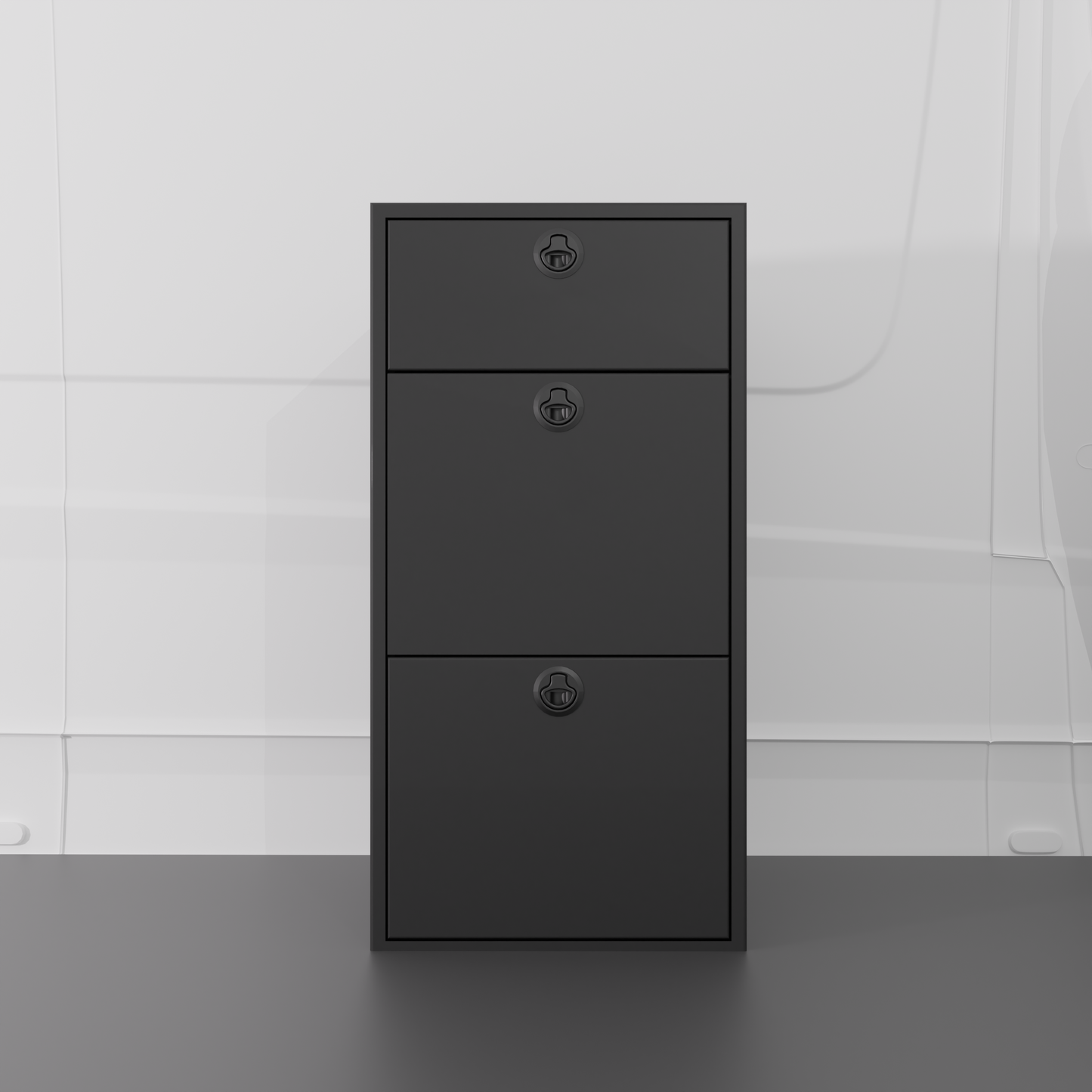 18" Three Drawer Base Cabinet Van Wife Components