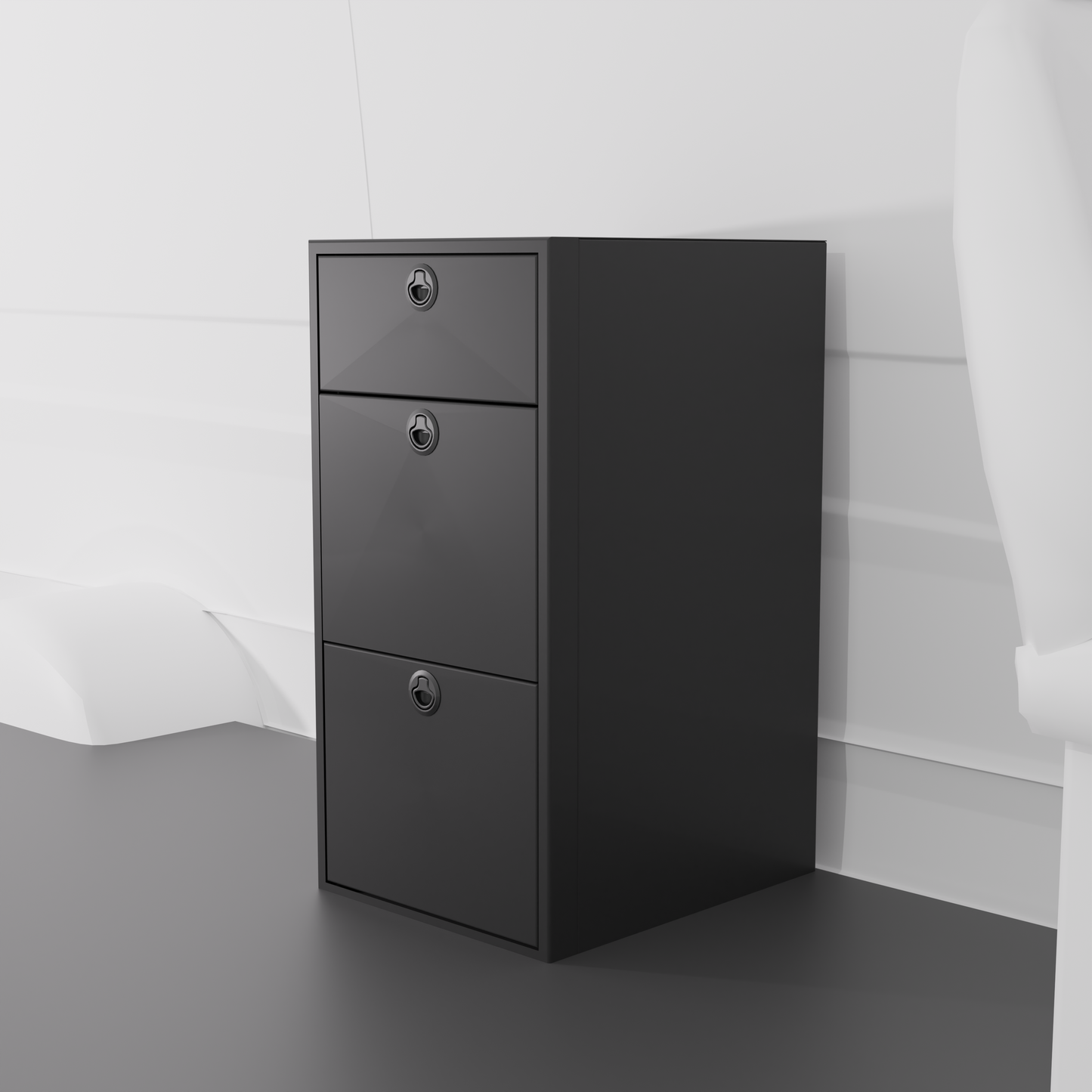 18" Three Drawer Base Cabinet Van Wife Components