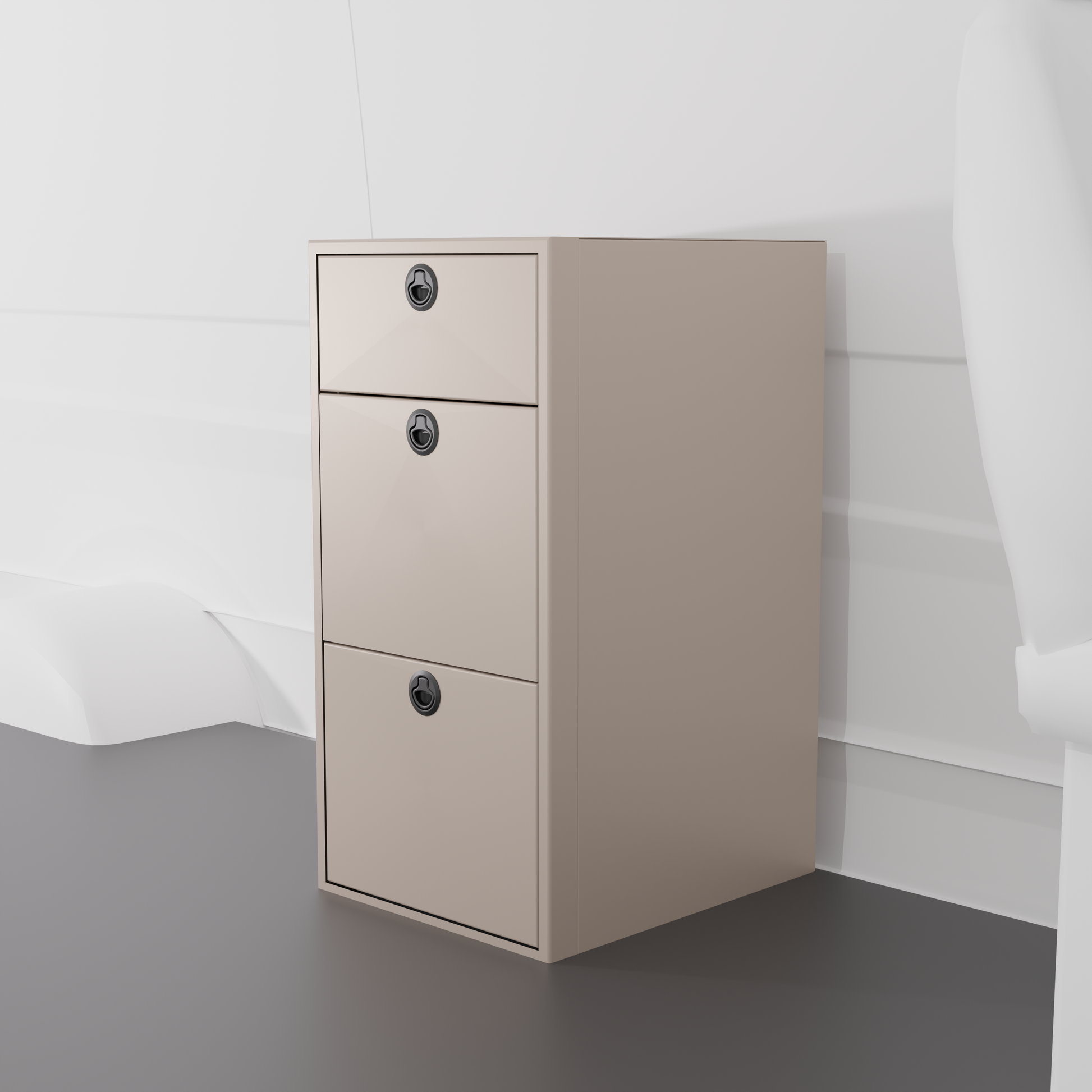 18" Three Drawer Base Cabinet Van Wife Components