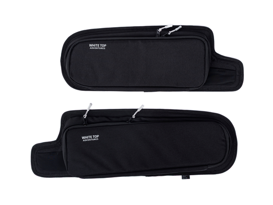 Ford Transit Upper Rear Door Storage Panels (Pair) White Top Adventures
