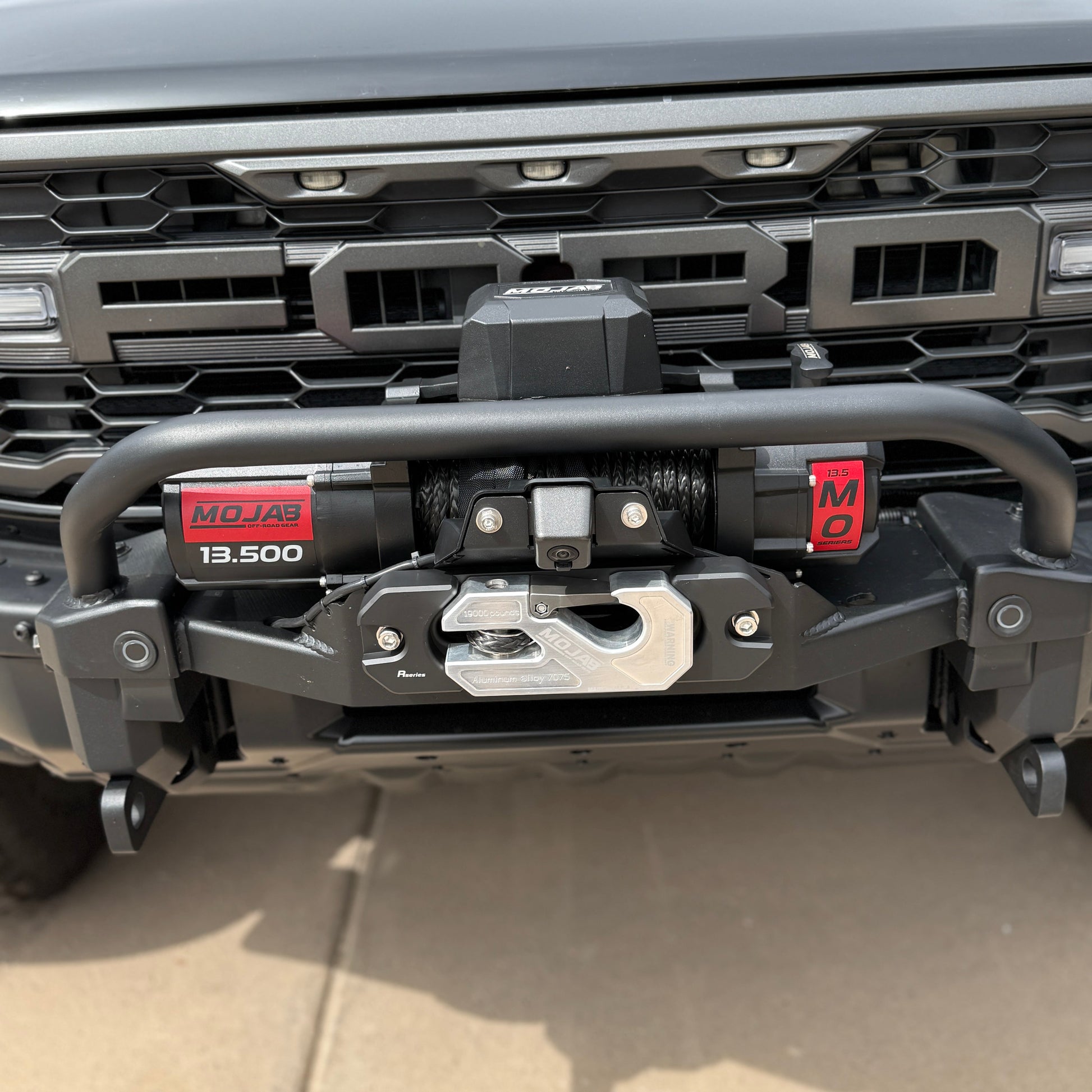 Aluminum Recessed Winch Shackle with Fairlead Kit.(LIFE TIME WARRANTY*) MOJAB OFFROAD