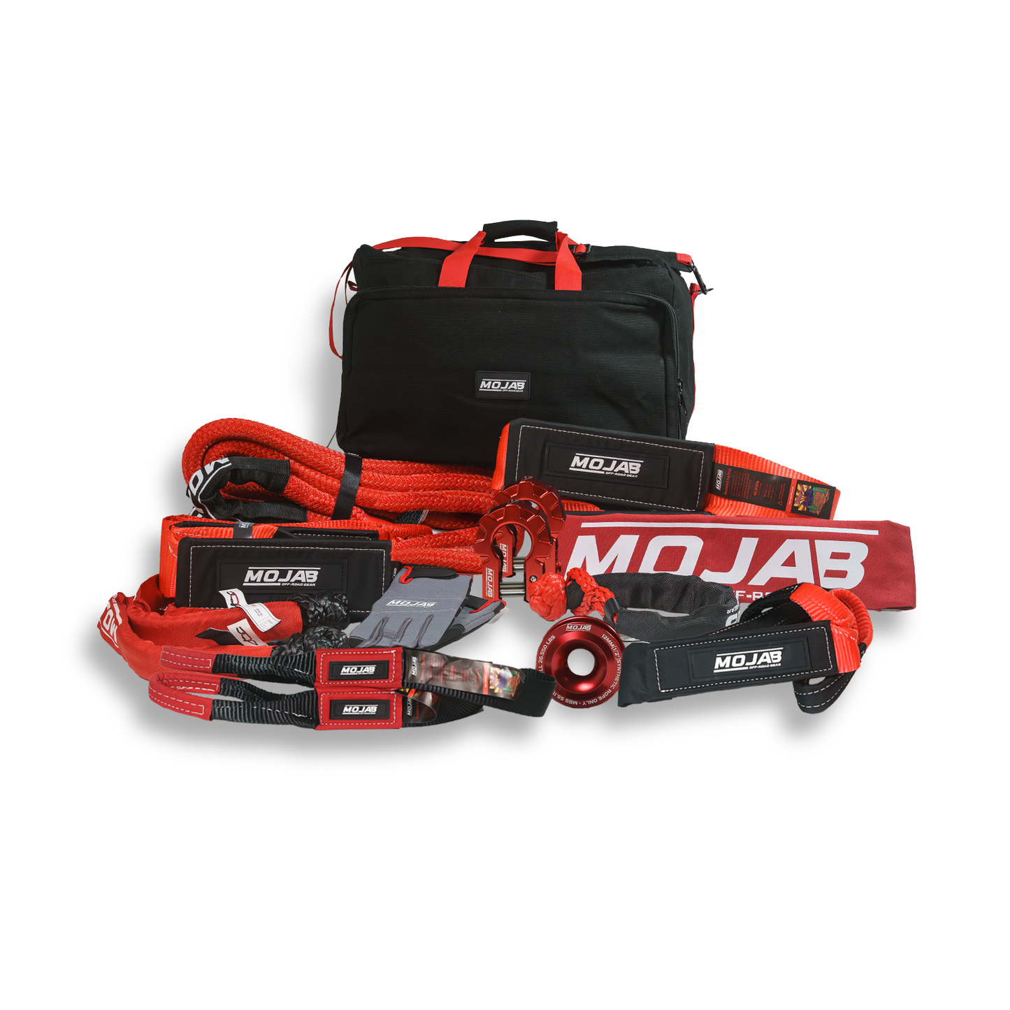 Extreme Recovery Kit (14 items + 9 storage bags + 4 Velcro tapes) *Lifetime Warranty MOJAB OFFROAD