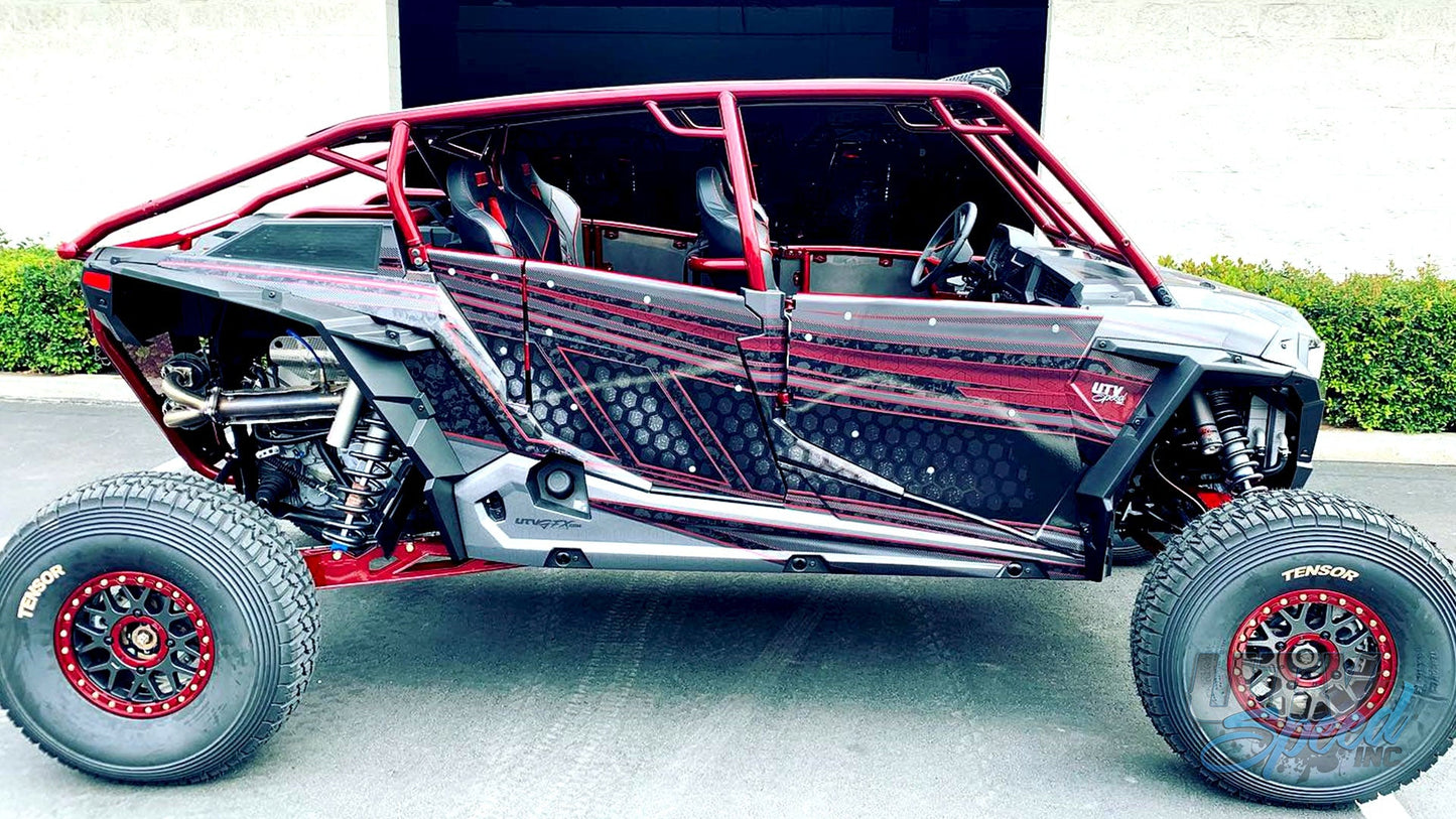 2014-2023 Polaris RZR 4DR Rear Bumper Cage UTV SPEED