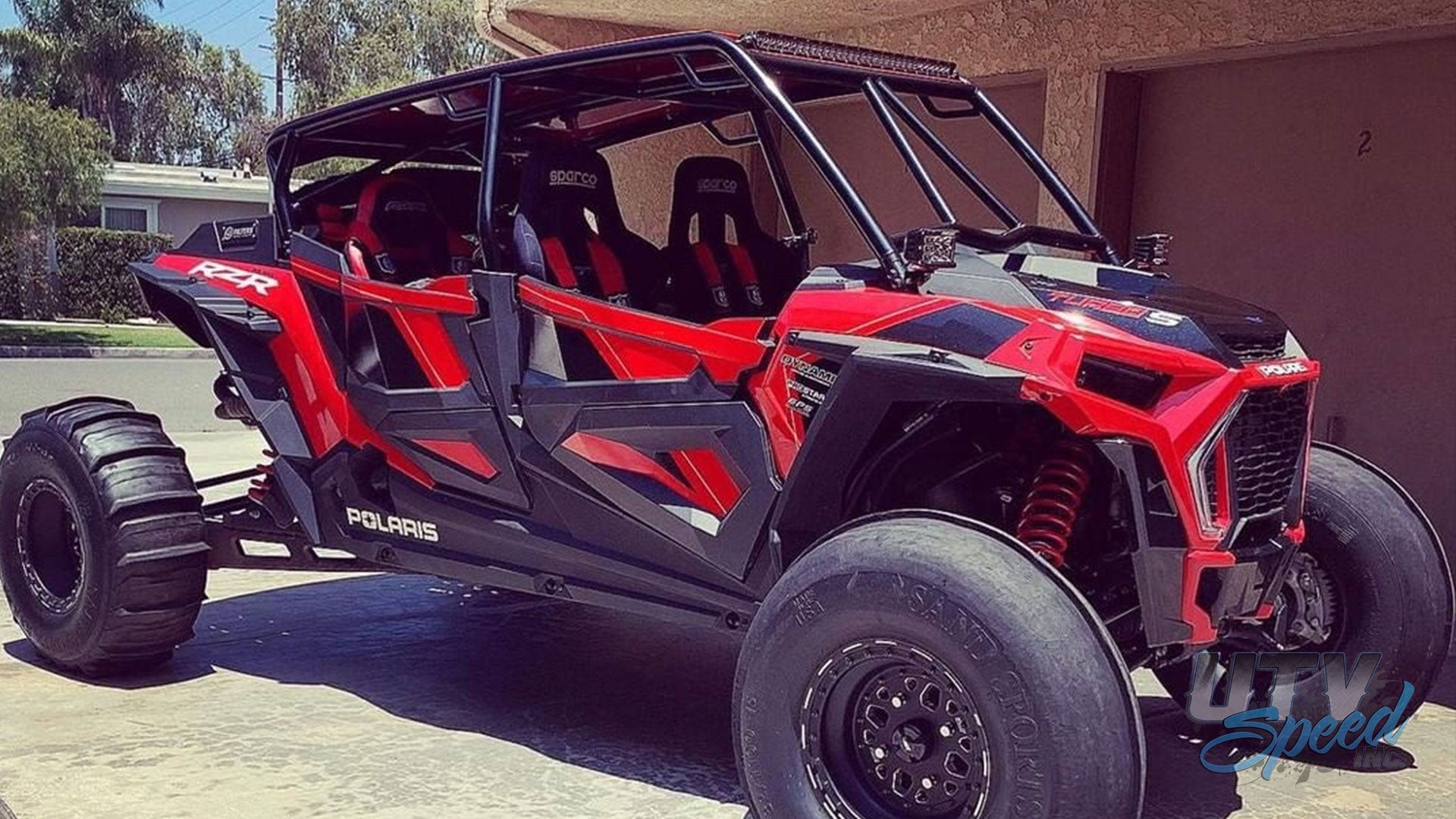 2014-2023 Polaris RZR 4DR Standard Radius Version 2 Cage UTV SPEED