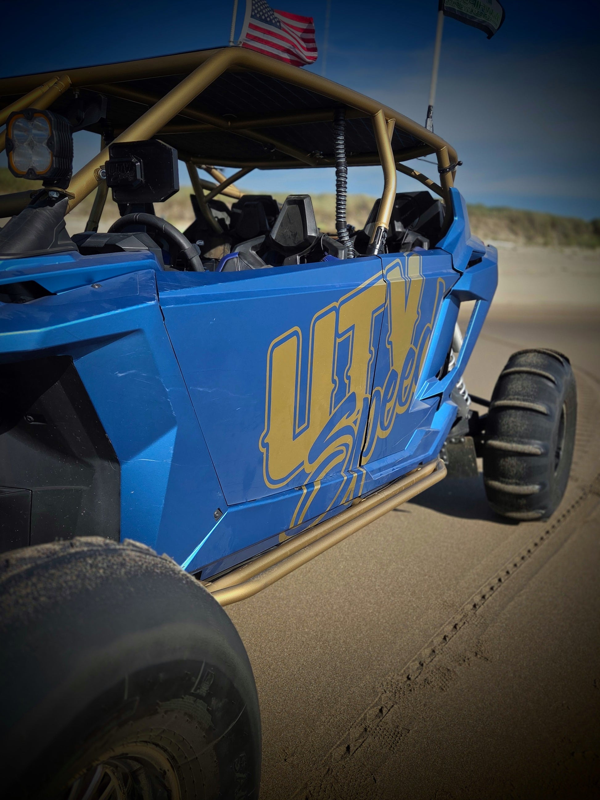 Pro R 4 Seat Rock Sliders UTV SPEED