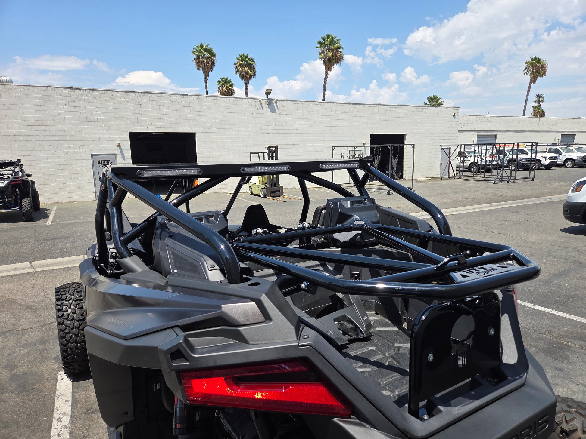 Tire Carrier with shocks for the Polaris Pro R by UTV Speed UTV SPEED