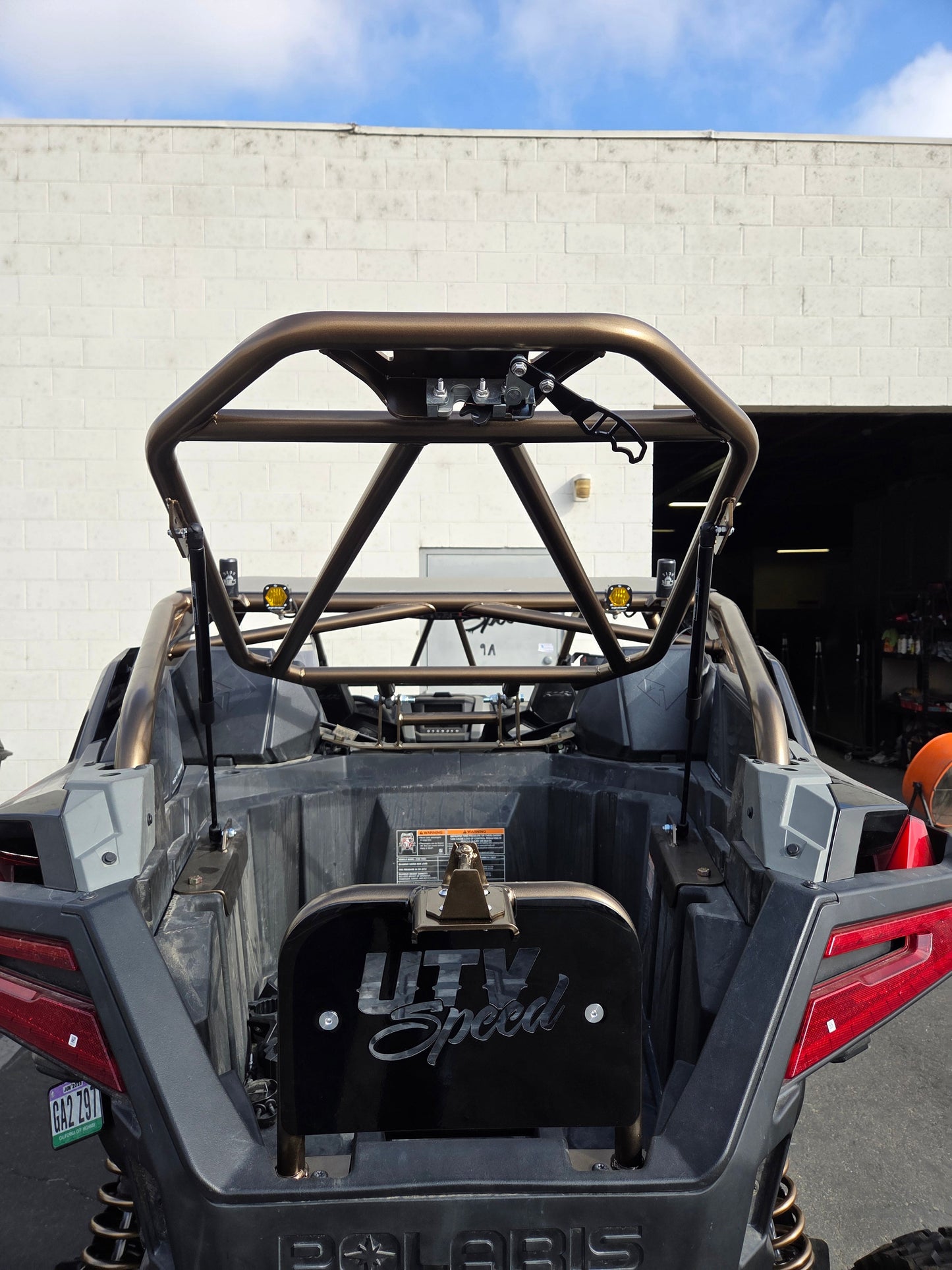 Tire Carrier with shocks for the Polaris Pro R by UTV Speed UTV SPEED