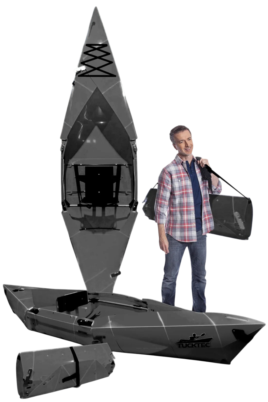 Tucktec Pro Folding Kayak | Hard-Shell | 2-minute Set-up | Foldable, Portable Kayak Tucktec Folding Kayaks