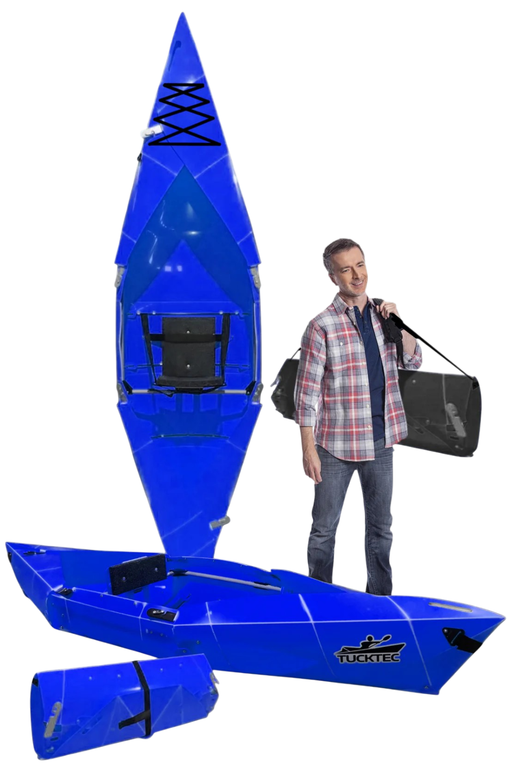 Tucktec Pro Folding Kayak | Hard-Shell | 2-minute Set-up | Foldable, Portable Kayak Tucktec Folding Kayaks