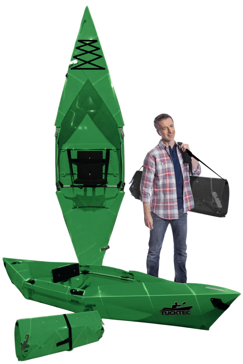 Tucktec Pro Folding Kayak | Hard-Shell | 2-minute Set-up | Foldable, Portable Kayak Tucktec Folding Kayaks