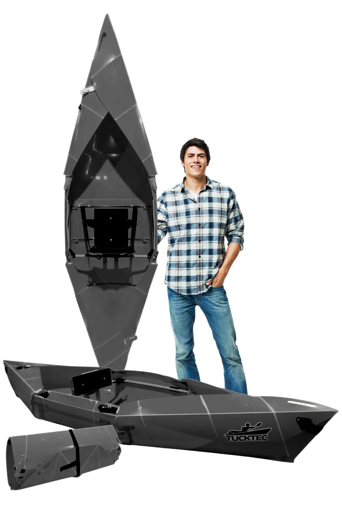 Tucktec Foldable Kayak| Origami - 2 minute assembly | Folding Portable Kayak 8 foot Jr. Tucktec Folding Kayaks