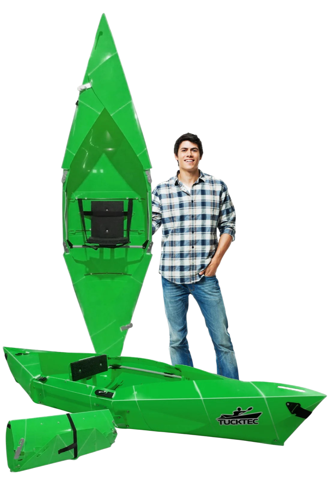 Tucktec Foldable Kayak| Origami - 2 minute assembly | Folding Portable Kayak 8 foot Jr. Tucktec Folding Kayaks