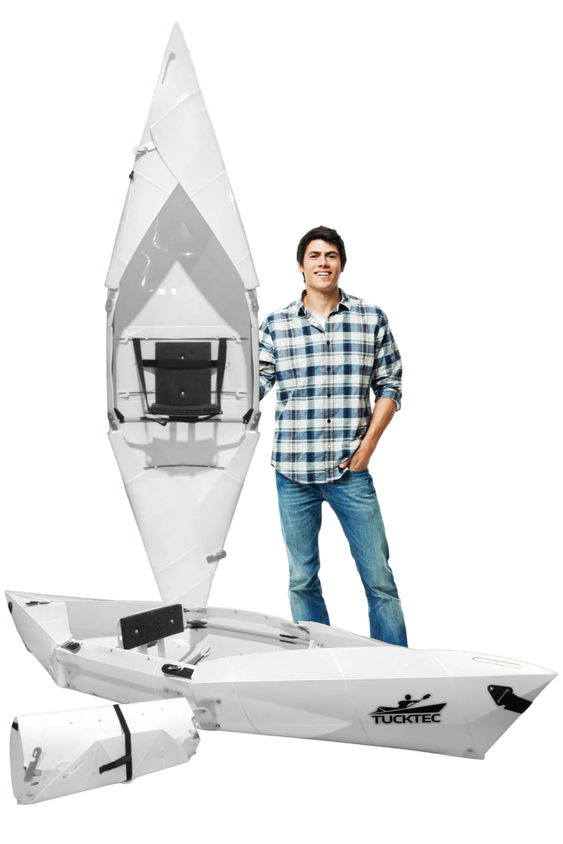 Tucktec Foldable Kayak| Origami - 2 minute assembly | Folding Portable Kayak 8 foot Jr. Tucktec Folding Kayaks