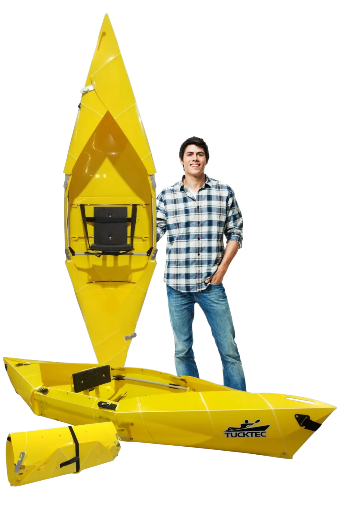 Tucktec Foldable Kayak| Origami - 2 minute assembly | Folding Portable Kayak 8 foot Jr. Tucktec Folding Kayaks