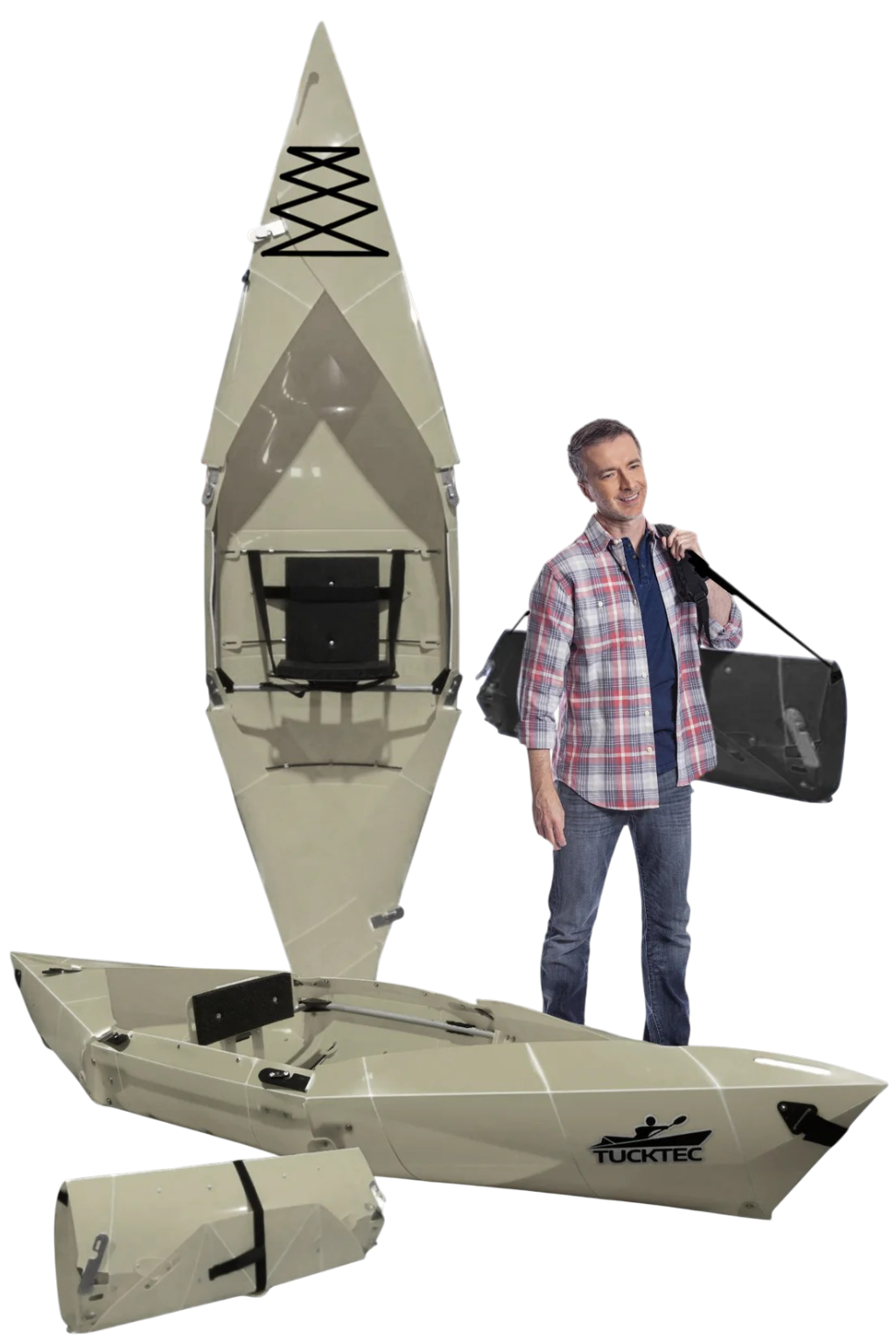Tucktec Pro Folding Kayak | Hard-Shell | 2-minute Set-up | Foldable, Portable Kayak Tucktec Folding Kayaks