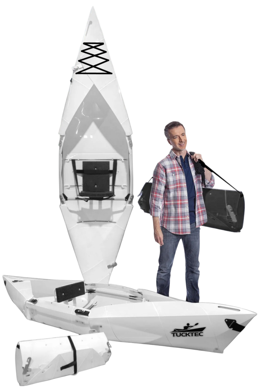 Tucktec Pro Folding Kayak | Hard-Shell | 2-minute Set-up | Foldable, Portable Kayak Tucktec Folding Kayaks