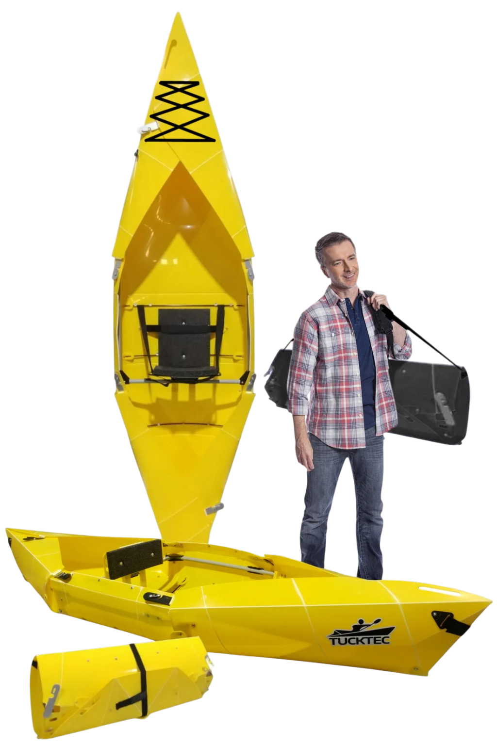 Tucktec Pro Folding Kayak | Hard-Shell | 2-minute Set-up | Foldable, Portable Kayak Tucktec Folding Kayaks