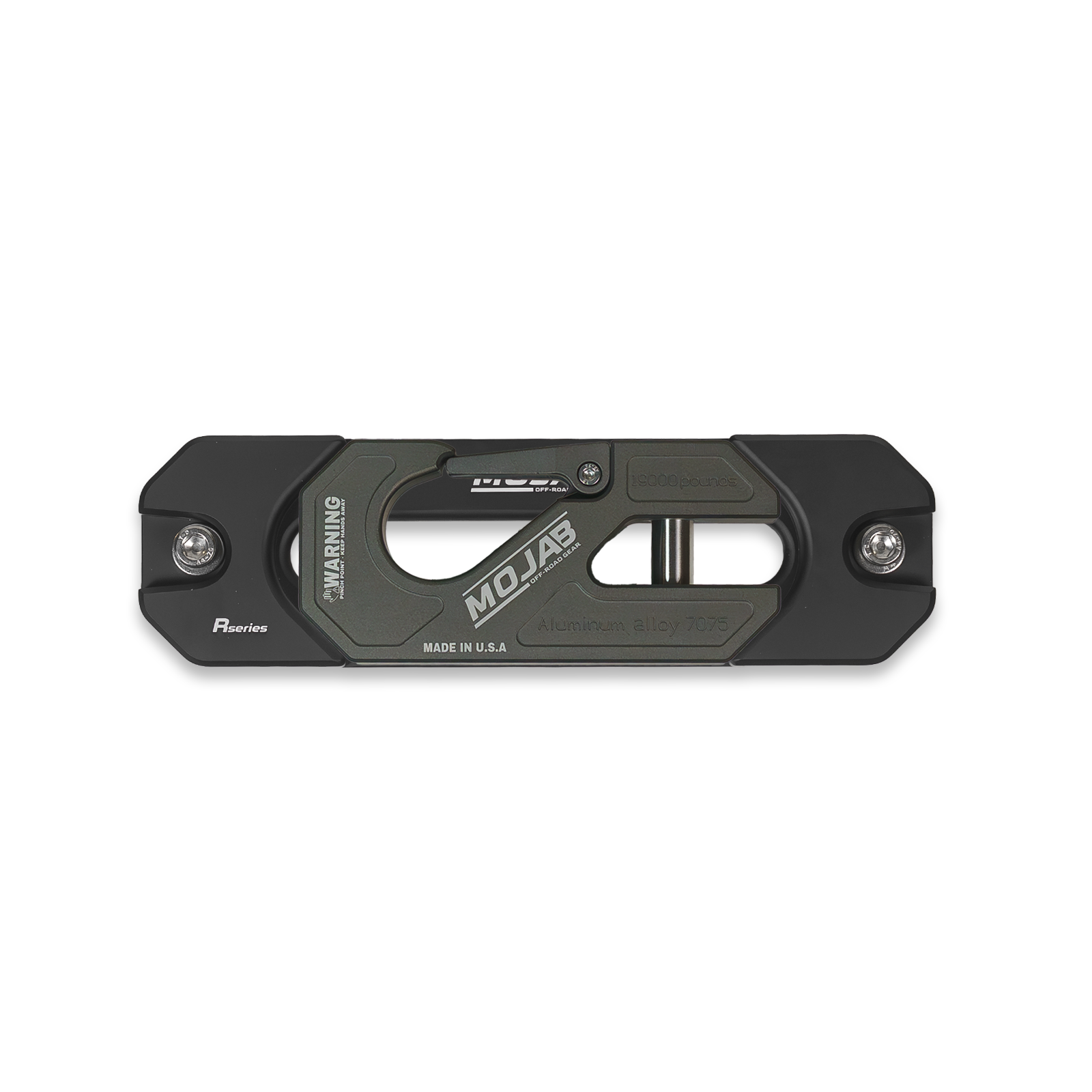 Aluminum Recessed Winch Shackle with Fairlead Kit.(LIFE TIME WARRANTY*) MOJAB OFFROAD