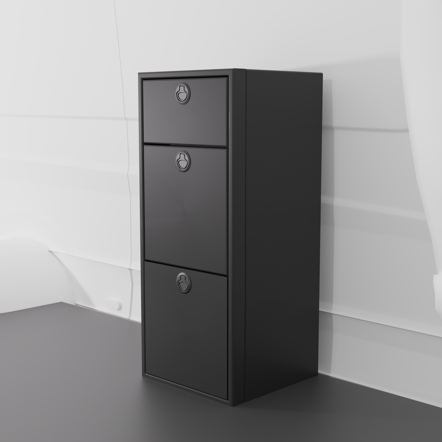 15" Three Drawer Base Cabinet: 15" Length x 18" Deep x 36" Height Van Wife Components