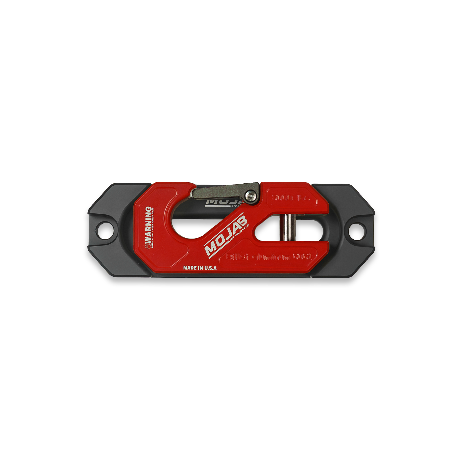Side By Side / UTV Aluminum Recessed Winch Shackle with Fairlead Kit. (LIFE TIME WARRANTY*) MOJAB OFFROAD