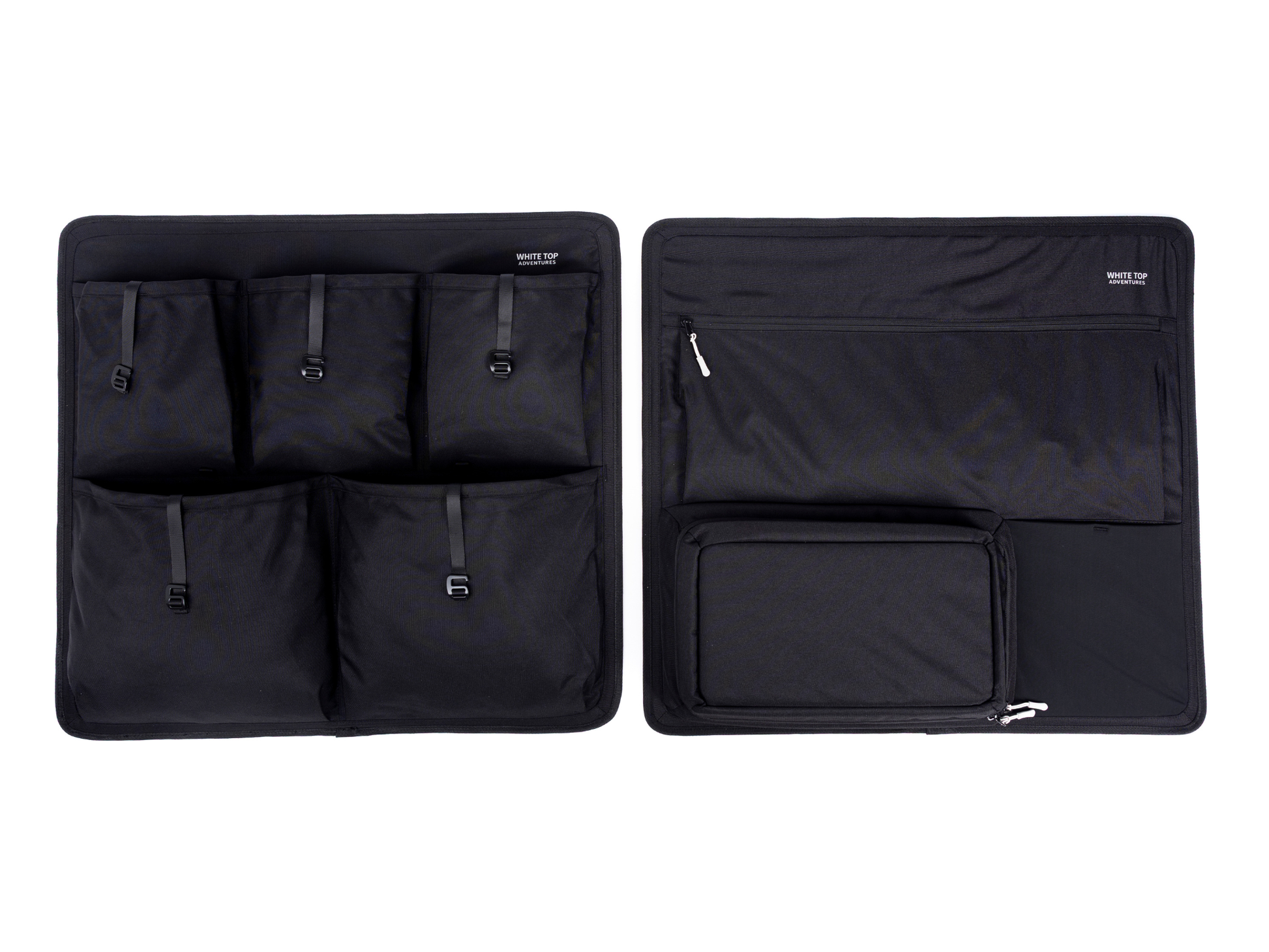 Ram Promaster Rear Door Storage Panels Bundle (Upper, Middle & Lower) White Top Adventures